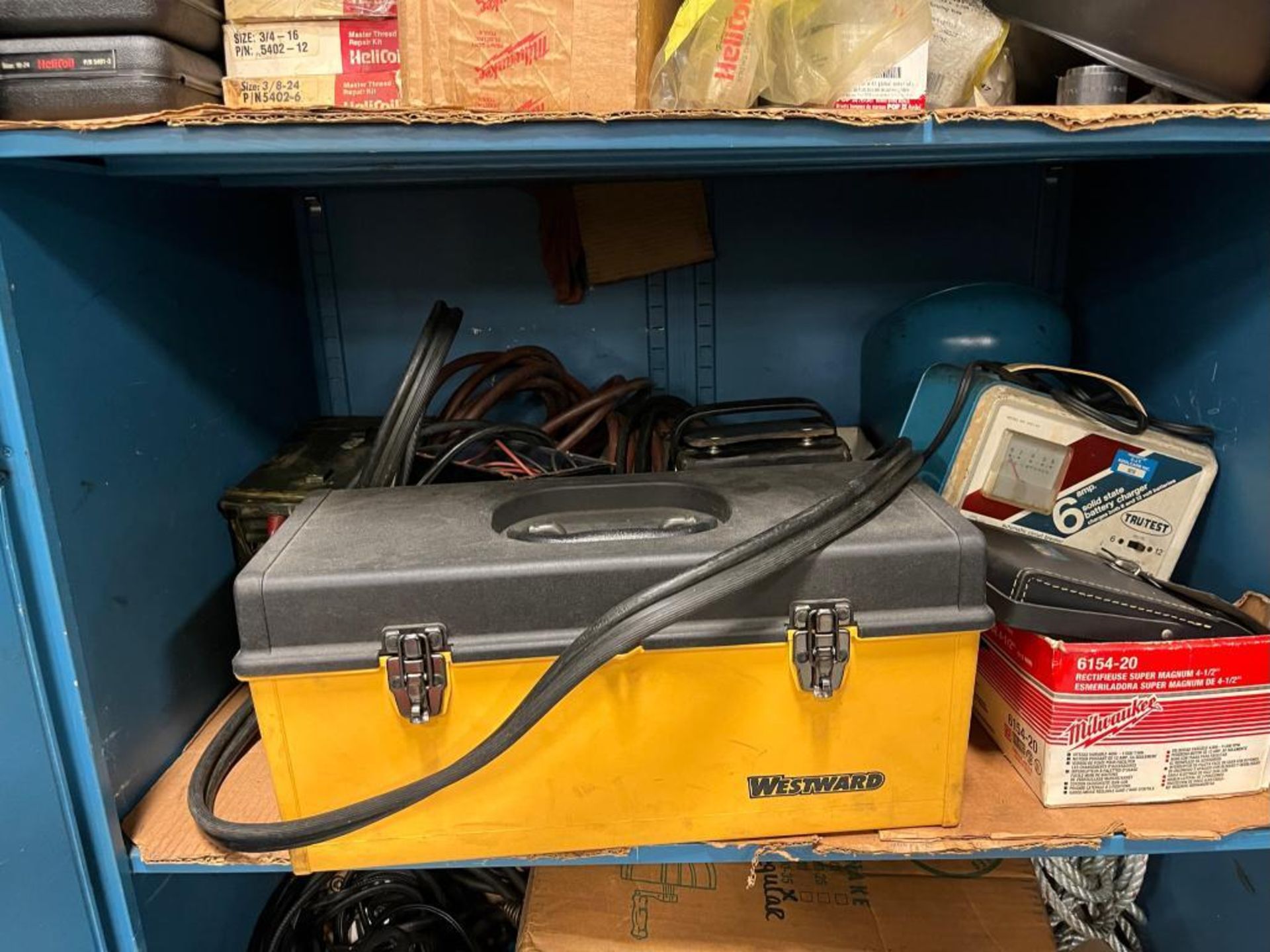 Lot: (3) Metal Cabinets with Assorted Contents including Hand Tools, Assorted Parts, Material, and M - Image 6 of 17