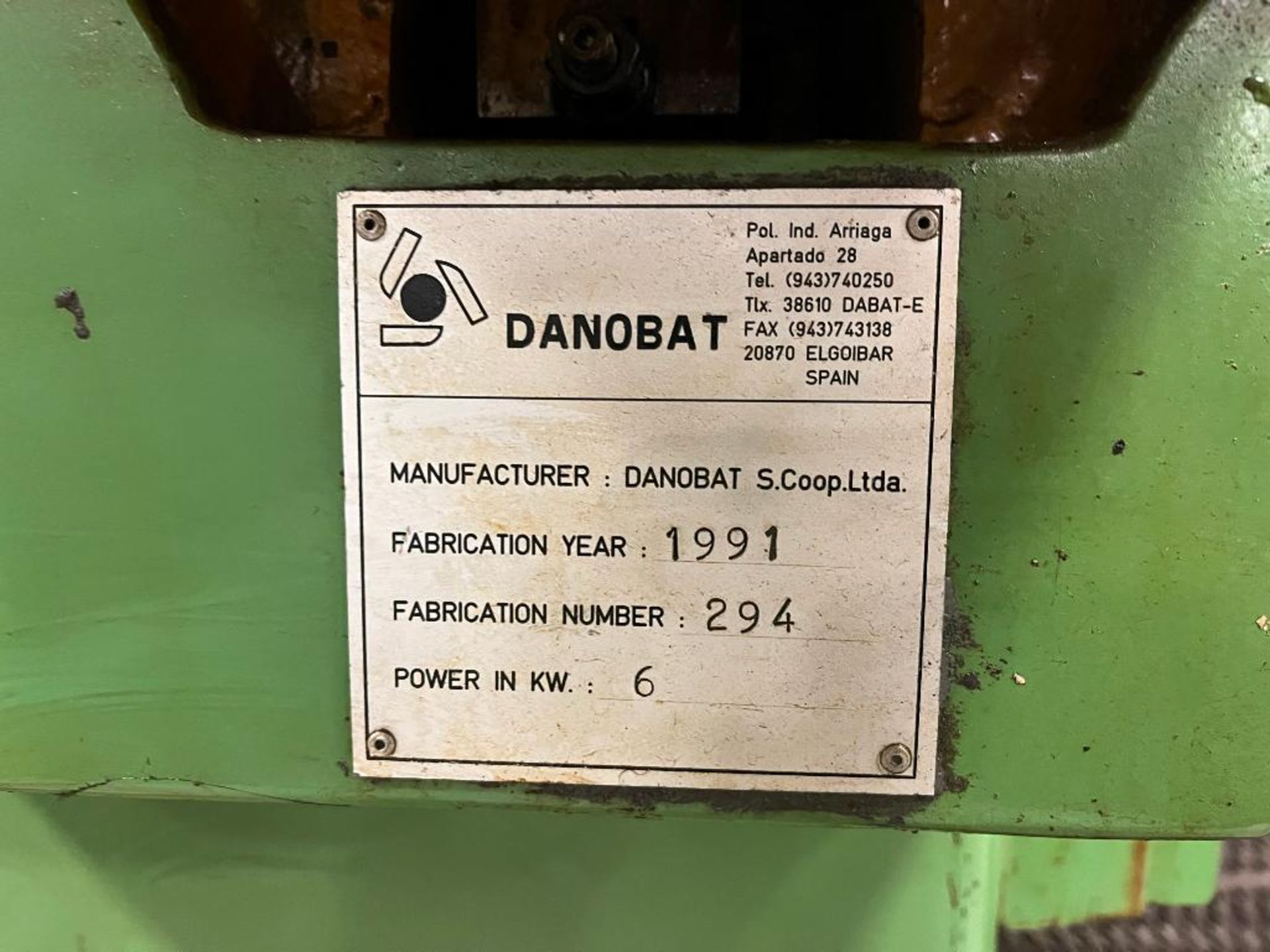 Danobat Cylindrical Grinder Mdl. M-51, S/N 294 - Image 3 of 3