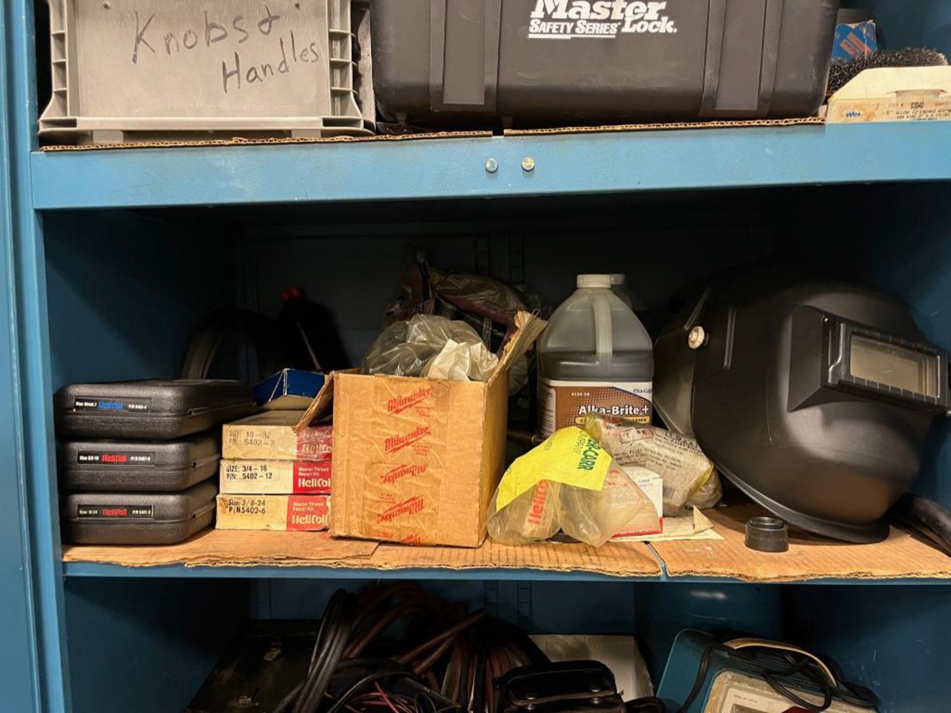 Lot: (3) Metal Cabinets with Assorted Contents including Hand Tools, Assorted Parts, Material, and M - Image 5 of 17