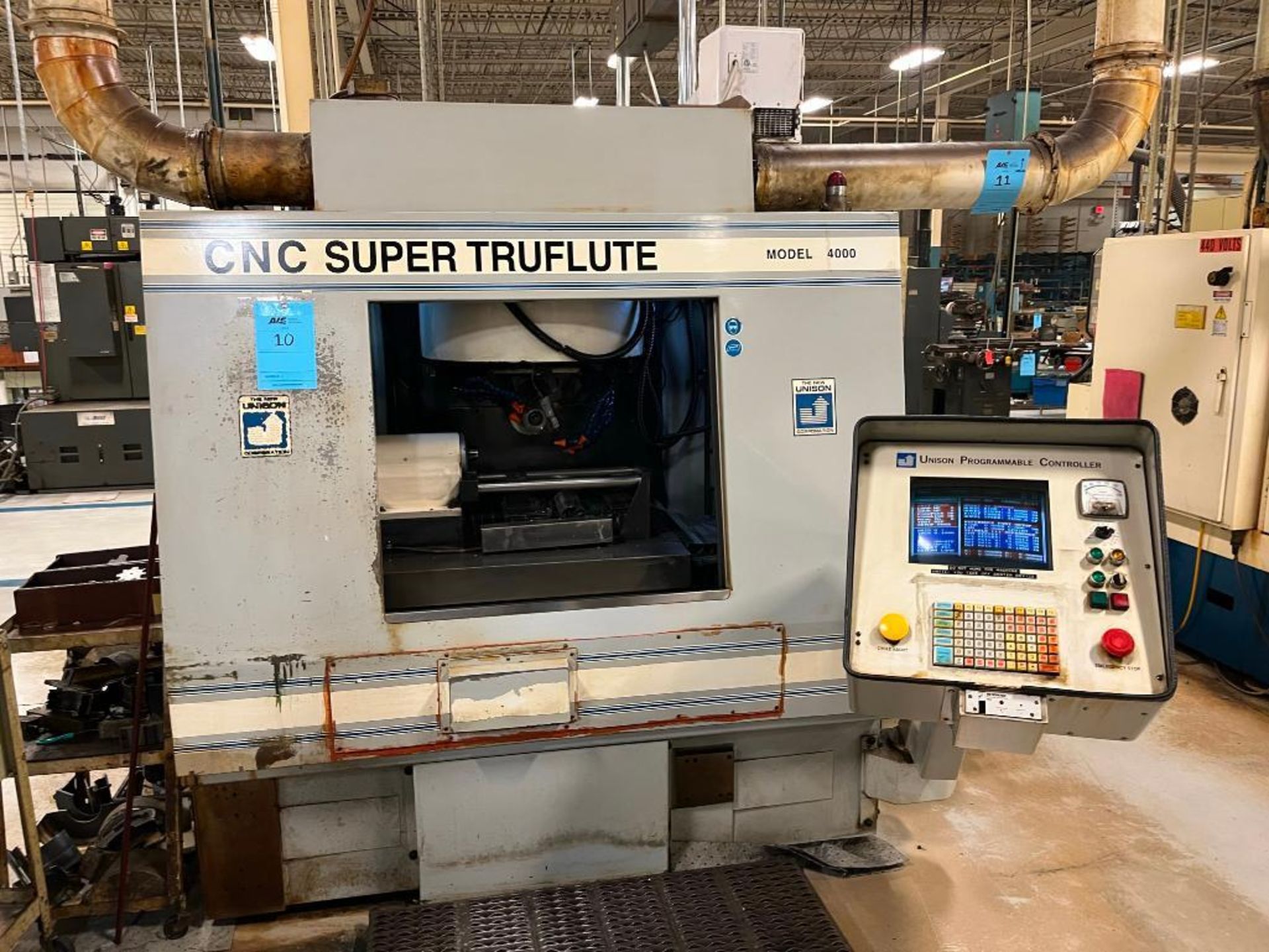 Unison Model 4,000 CNC Super Truflute Tool & Cutter Grinder, S/N 501 Unison, Programmable Control