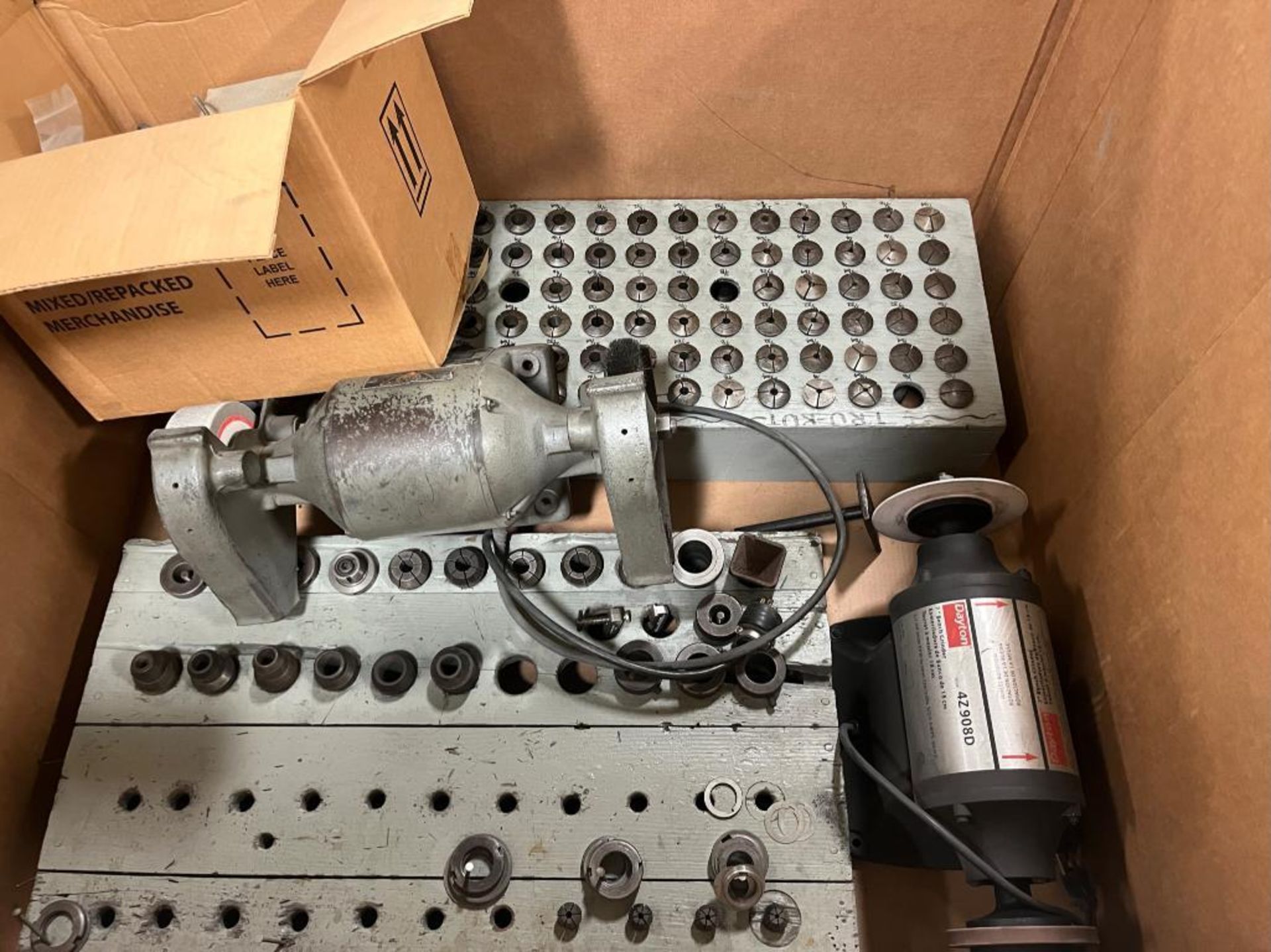 LOT: (1) Pallet with (2) Bench Grinders and Misc. Contents - Image 2 of 4