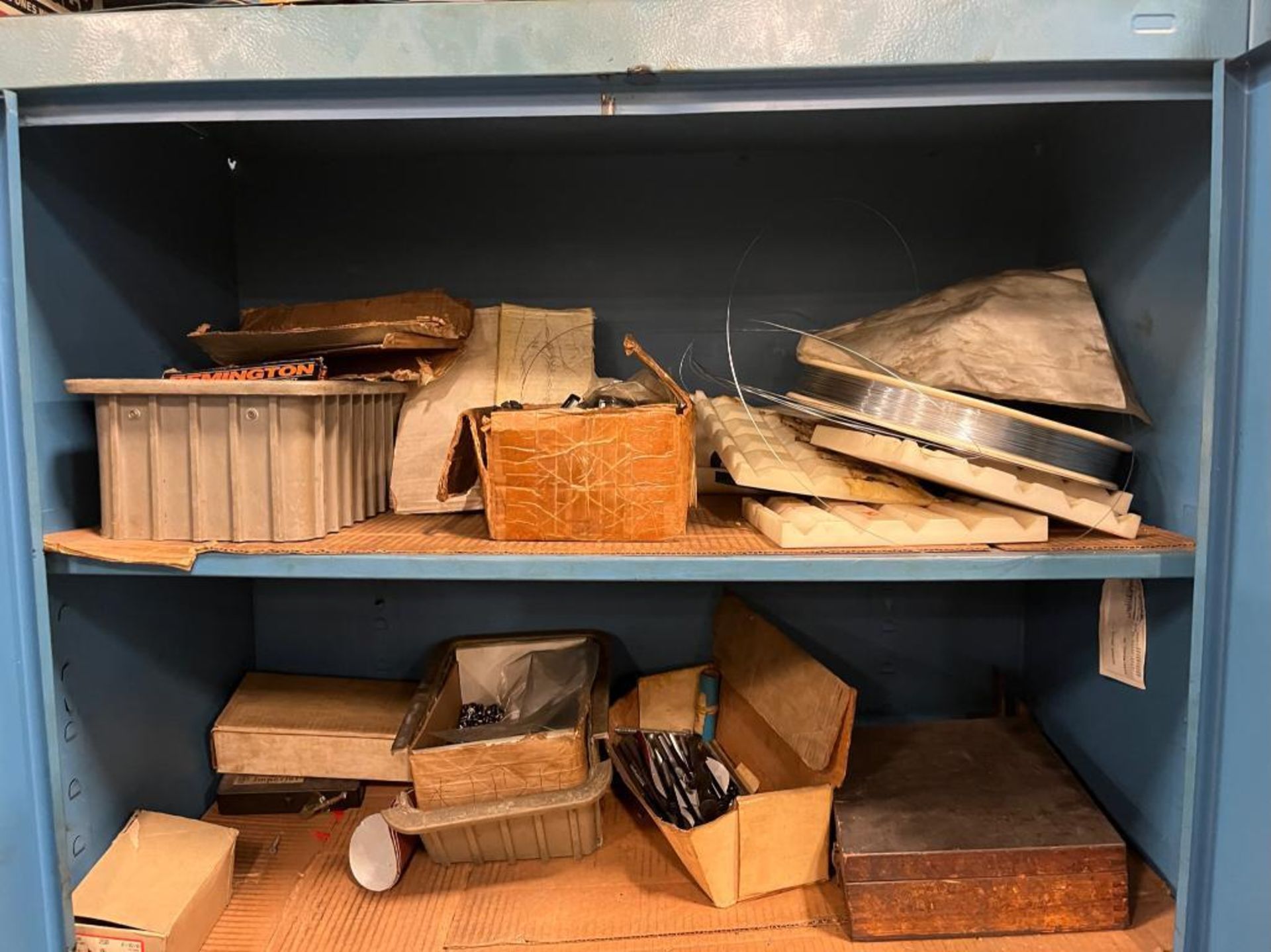 Lot: (3) Metal Cabinets with Assorted Contents including Hand Tools, Assorted Parts, Material, and M - Image 12 of 17