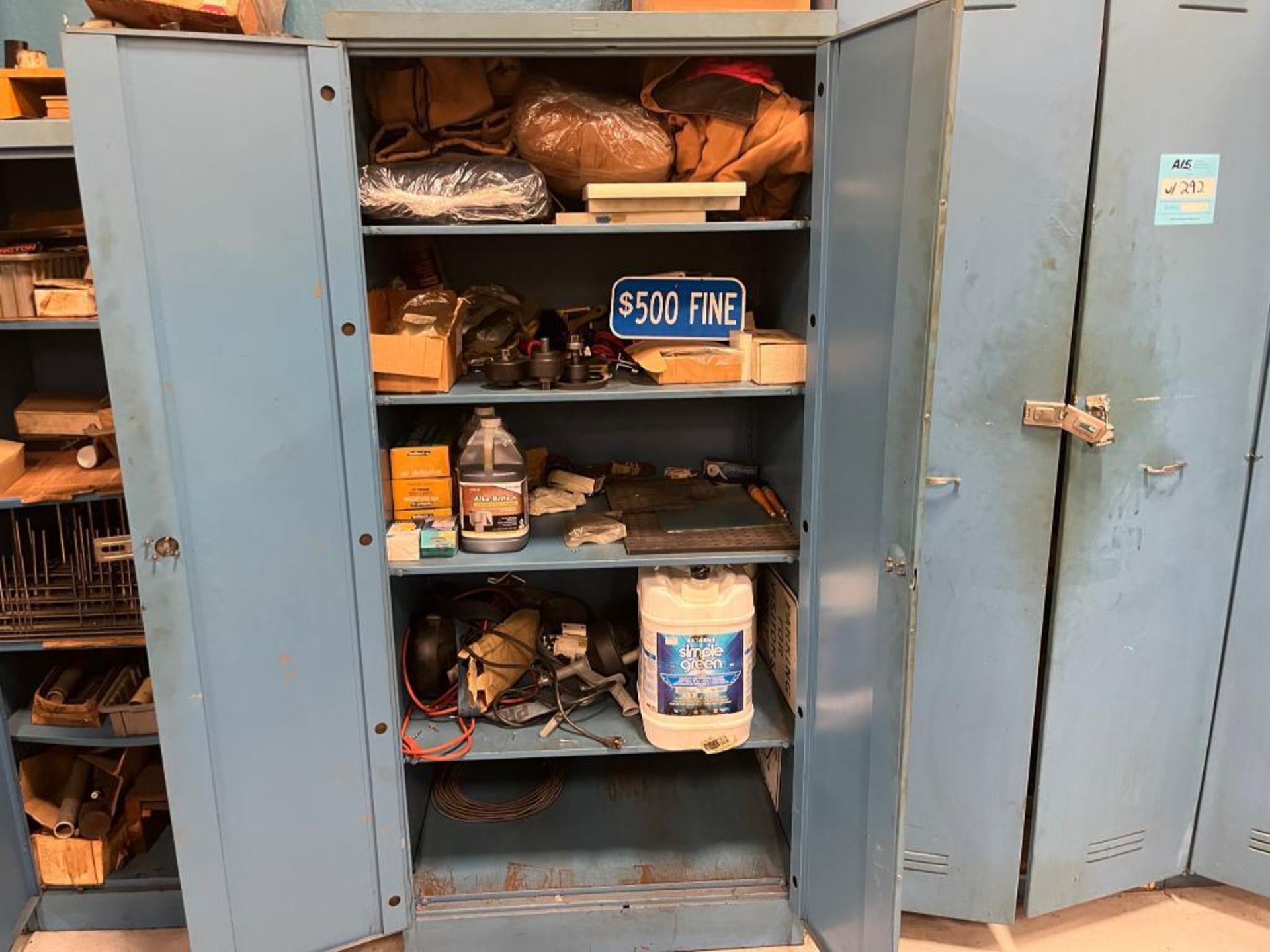 Lot: (3) Metal Cabinets with Assorted Contents including Hand Tools, Assorted Parts, Material, and M - Image 8 of 17