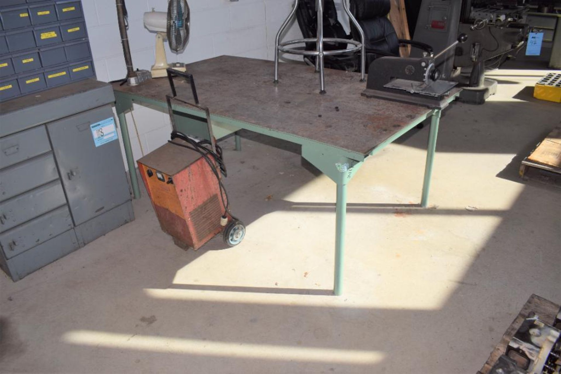 Lot Consisting Of: (1) Metal bench, (1) metal cabinet, (1) metal parts cabinet with contents. With ( - Image 4 of 7