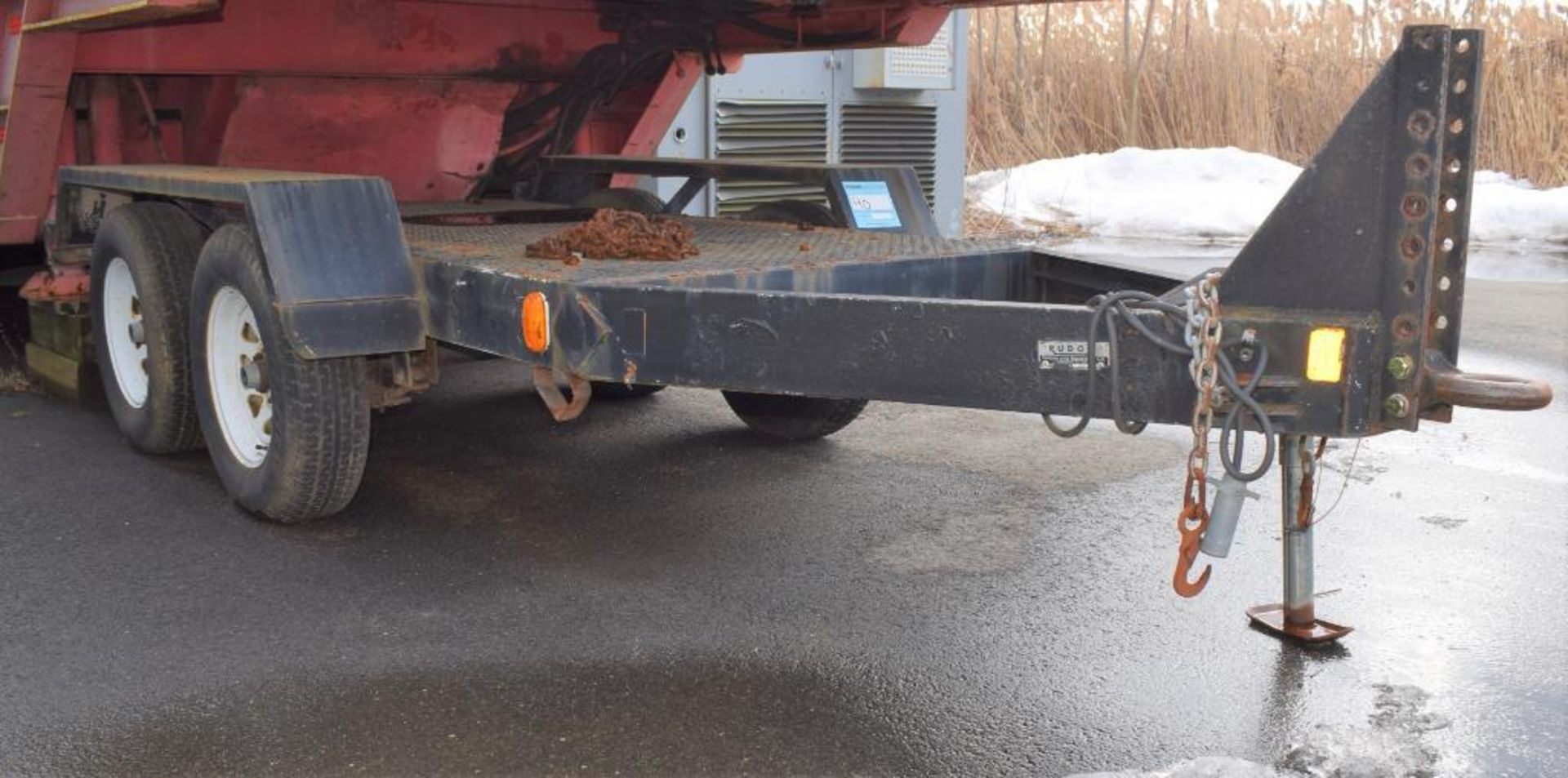 Double Axel Trailer. Approximate 45" wide x 96" long. Last used as a trailer for a generator. - Image 4 of 7