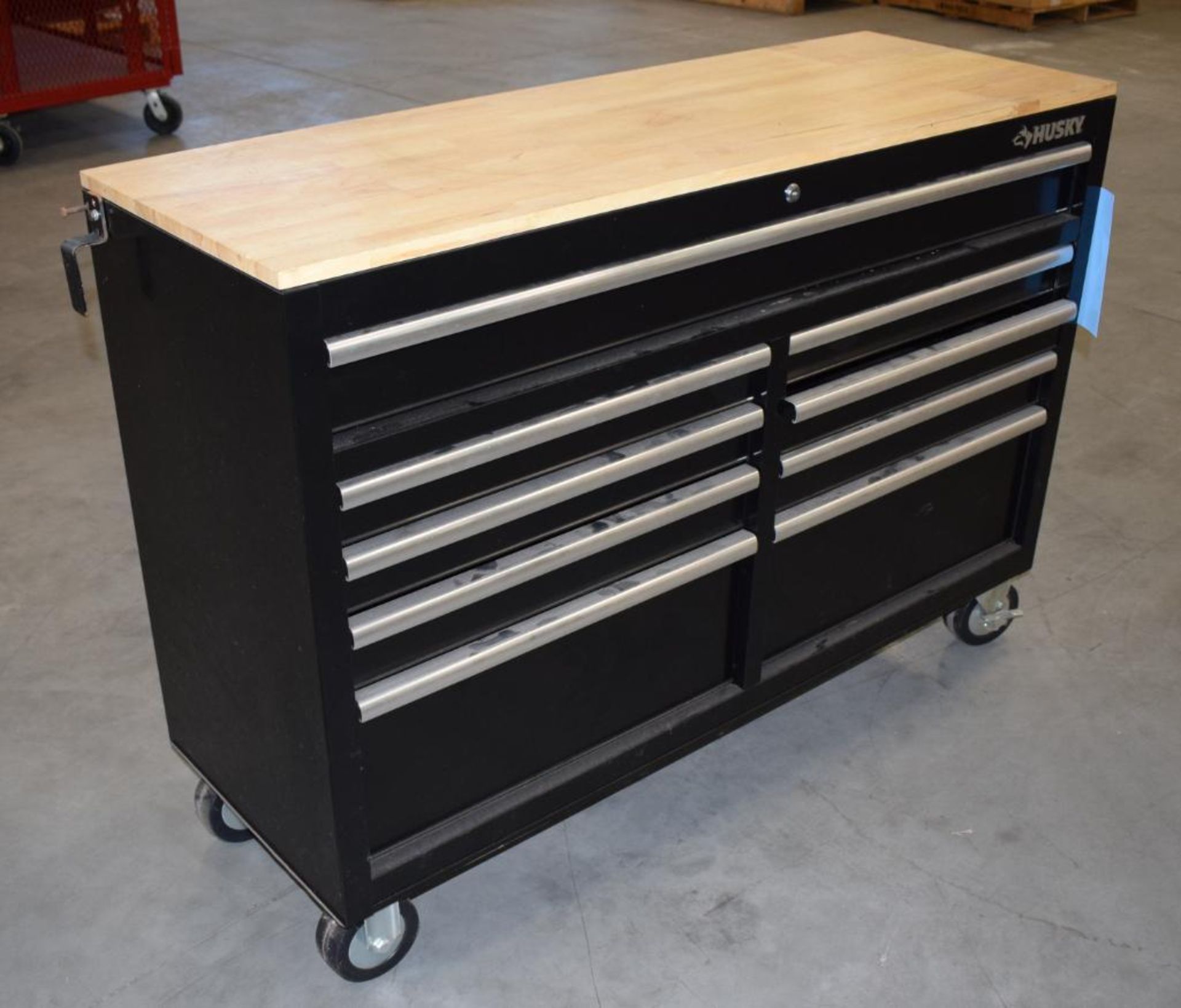 Husky (9) Drawer Rolling Tool Chest. - Image 2 of 4