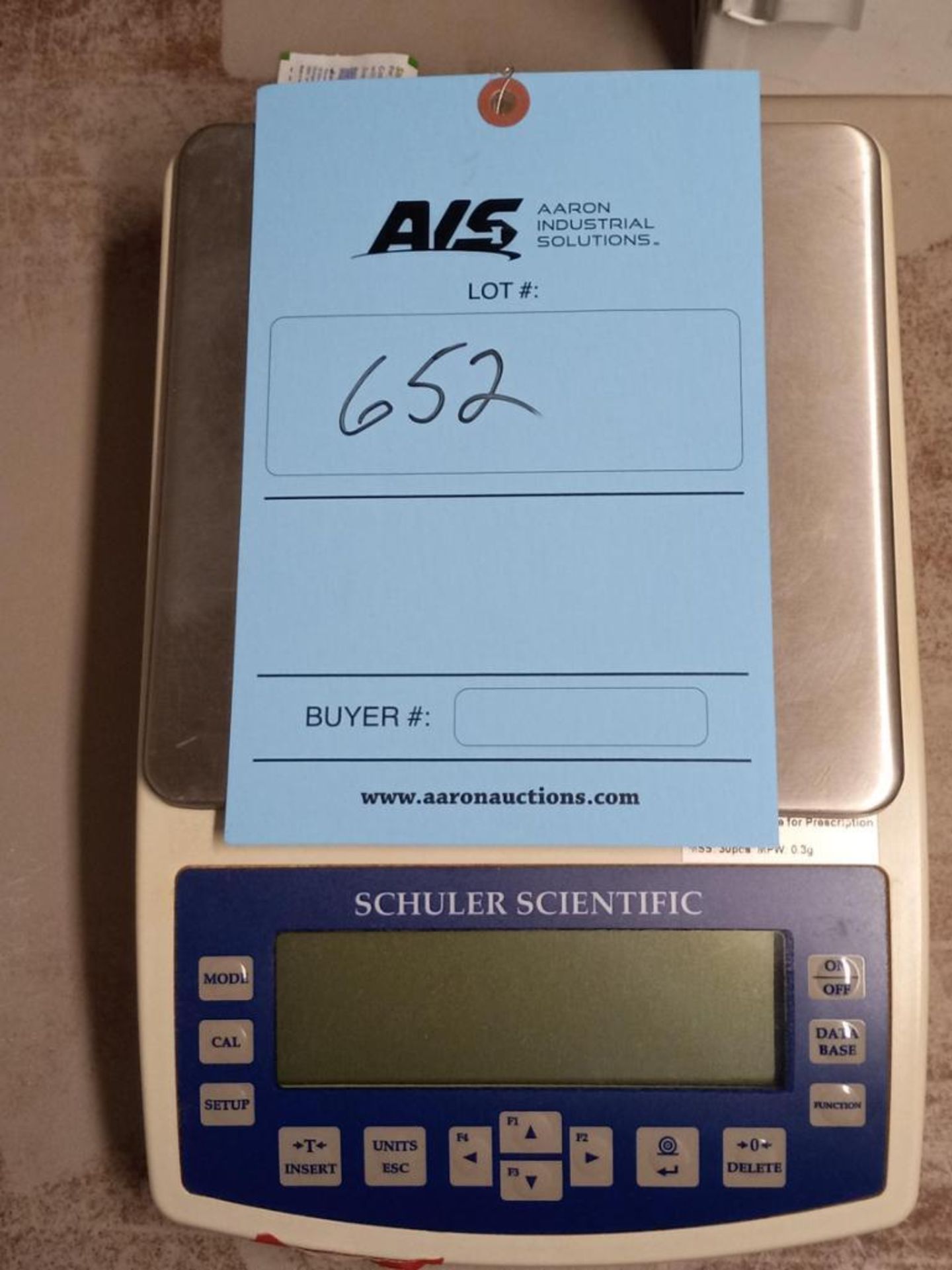 Schuler Scientific Benchtop Scale Model SPS-2102.N, S/N 622209