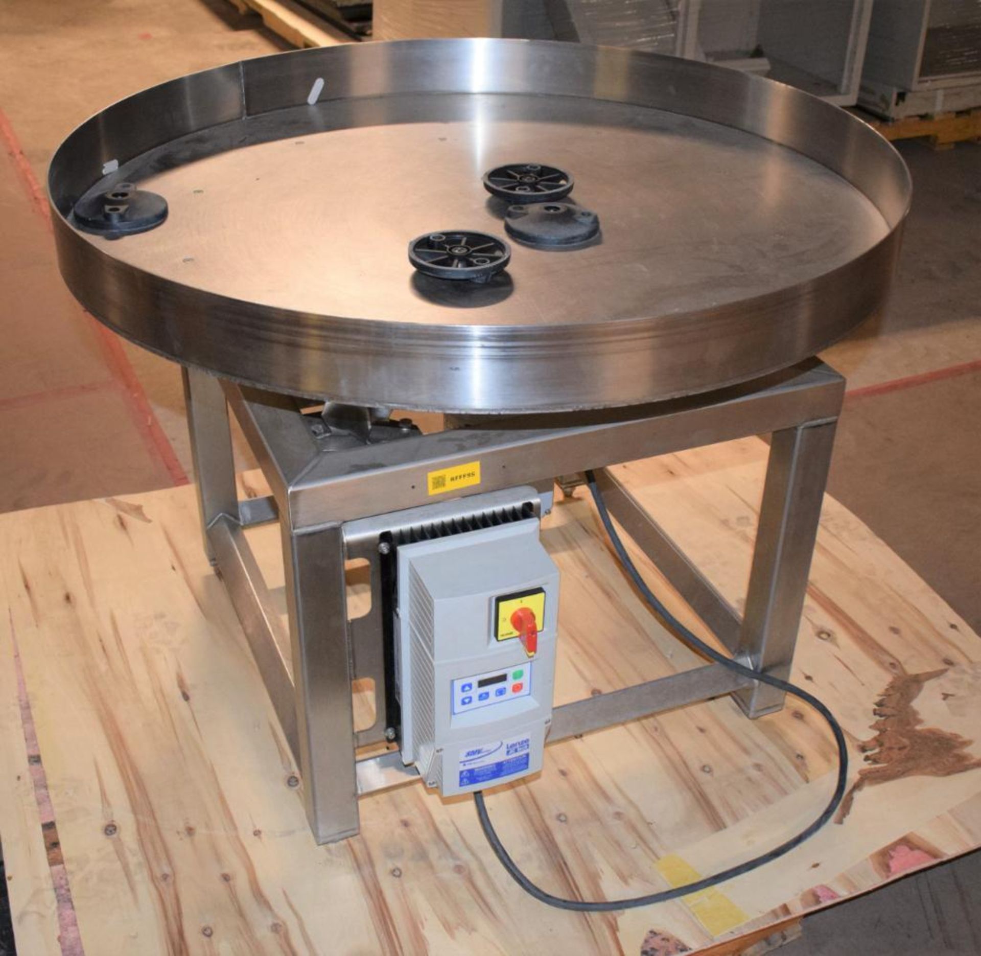 Accumulation Table, Approximate 36" Diameter, Stainless Steel. Includes a gearmotor and Lenze AC Tec - Image 3 of 6