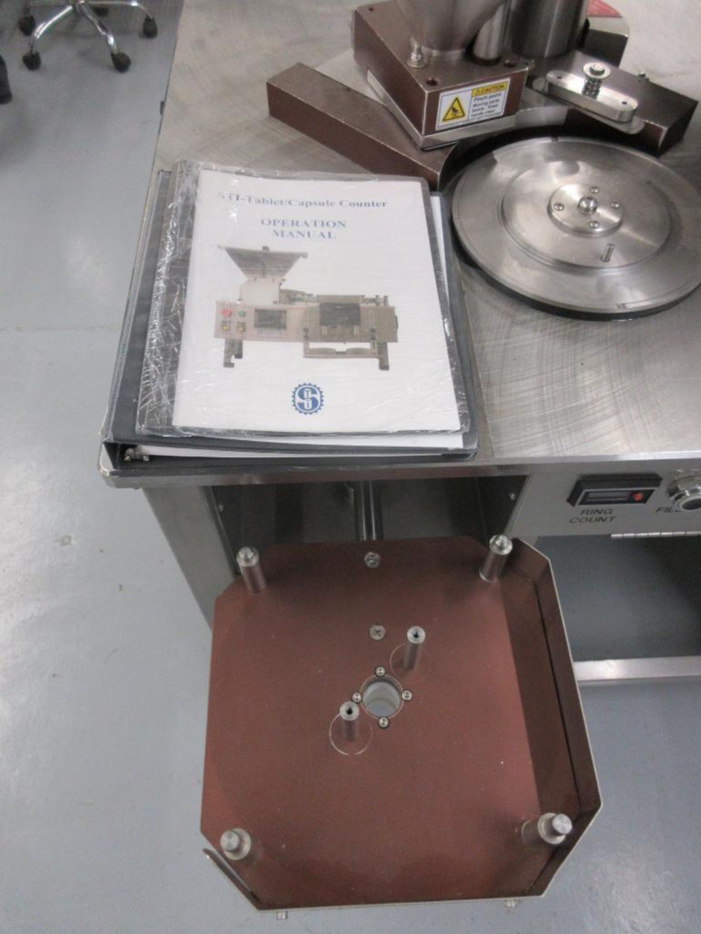 Schaefer Technologiers (STI) Model 10 Capsule Filling Machine. Semi-automatic, capsule filling of po - Image 9 of 15