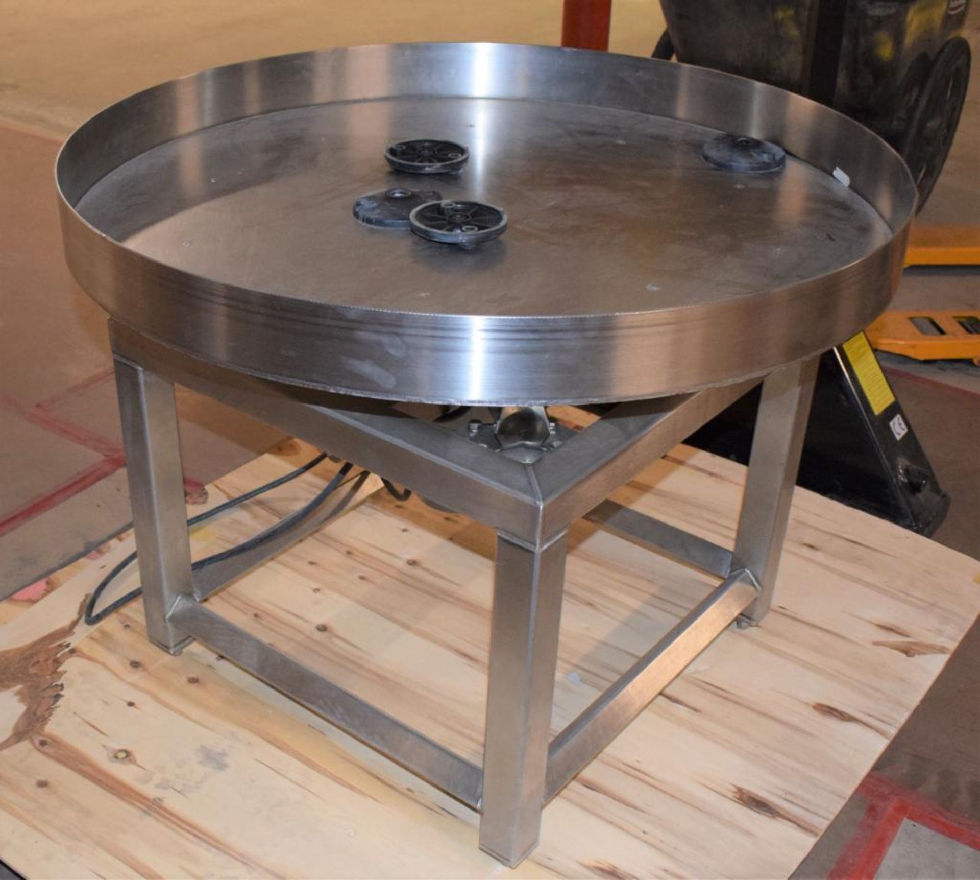 Accumulation Table, Approximate 36" Diameter, Stainless Steel. Includes a gearmotor and Lenze AC Tec - Image 2 of 6