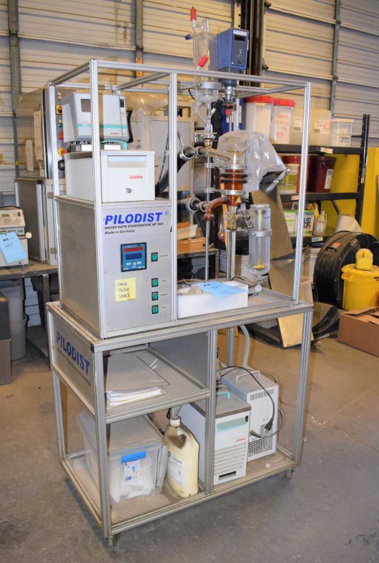 Pilodist Short Path Evaporator, Model SP200. Includes Julabo Cryo-Compact Circulators, IKA Eurostar - Image 2 of 8