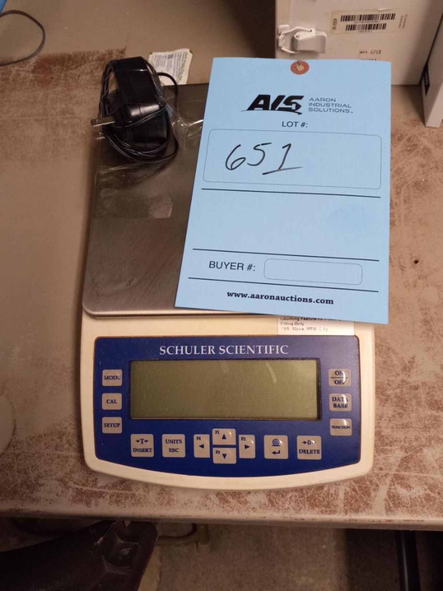 Schuler Scientific Benchtop Scale Model SPS-2102.N, S/N 620421, 2100 g max capacity