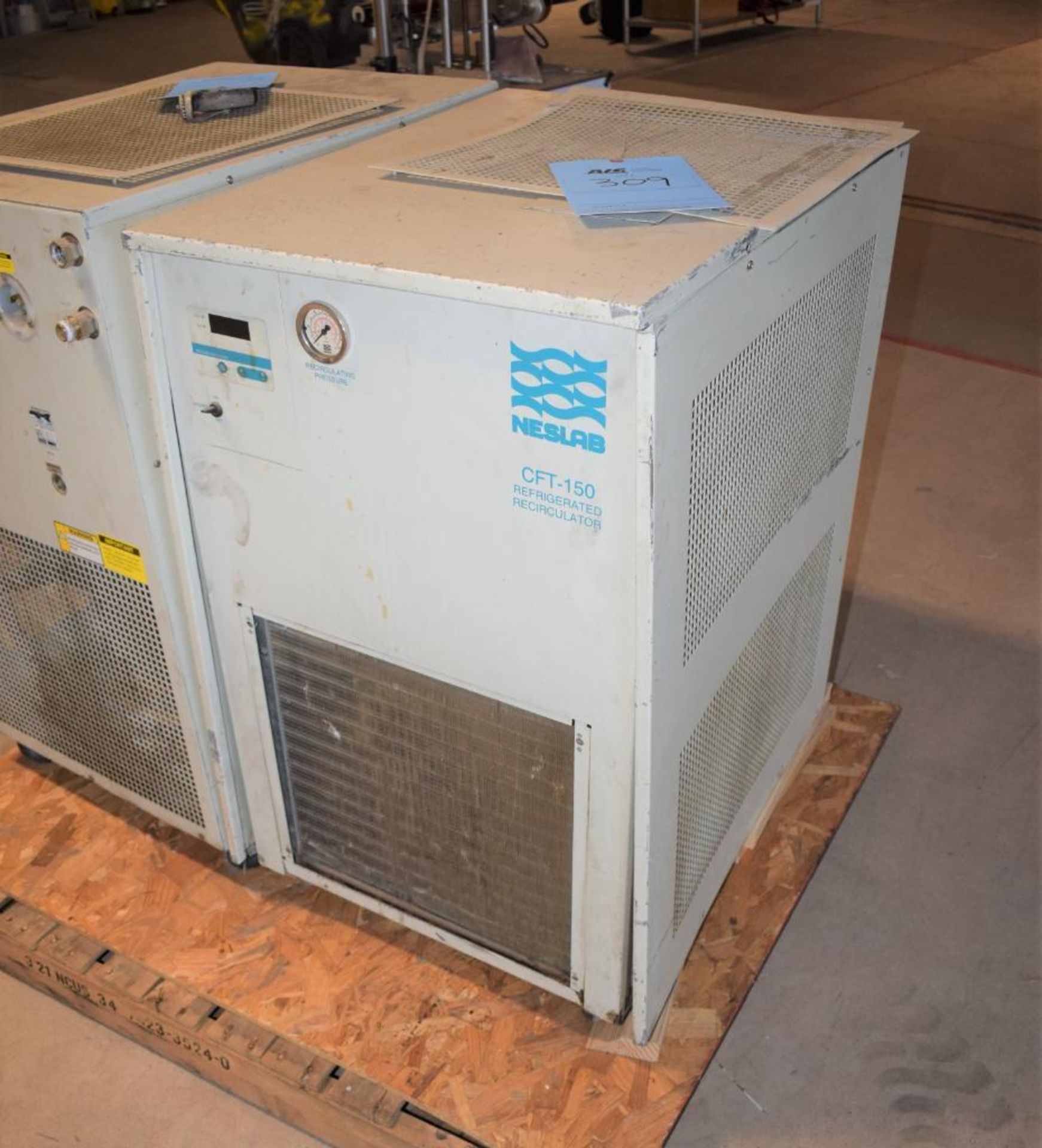 Thermo Neslab Recirculating Chiller, Model CFT-150. Approximate operating temperature range +5 to +3
