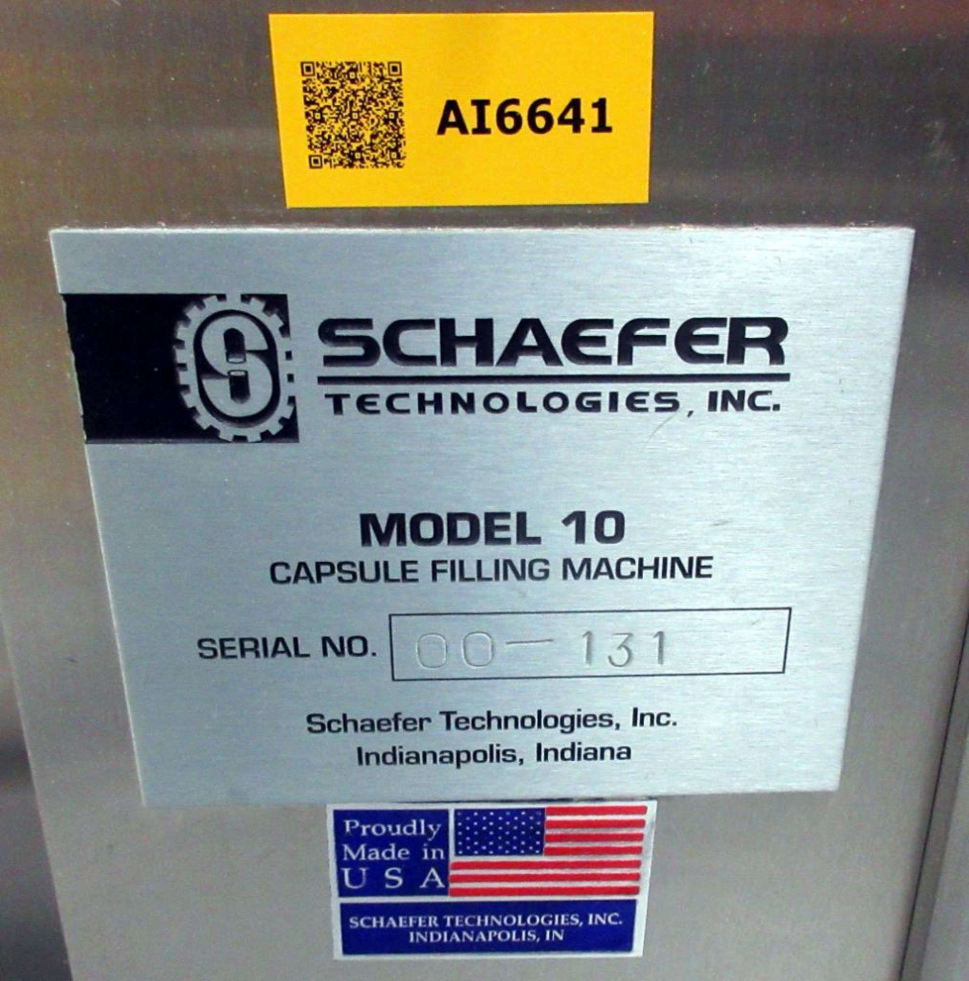 Schaefer Technologiers (STI) Model 10 Capsule Filling Machine. Semi-automatic, capsule filling of po - Image 12 of 15