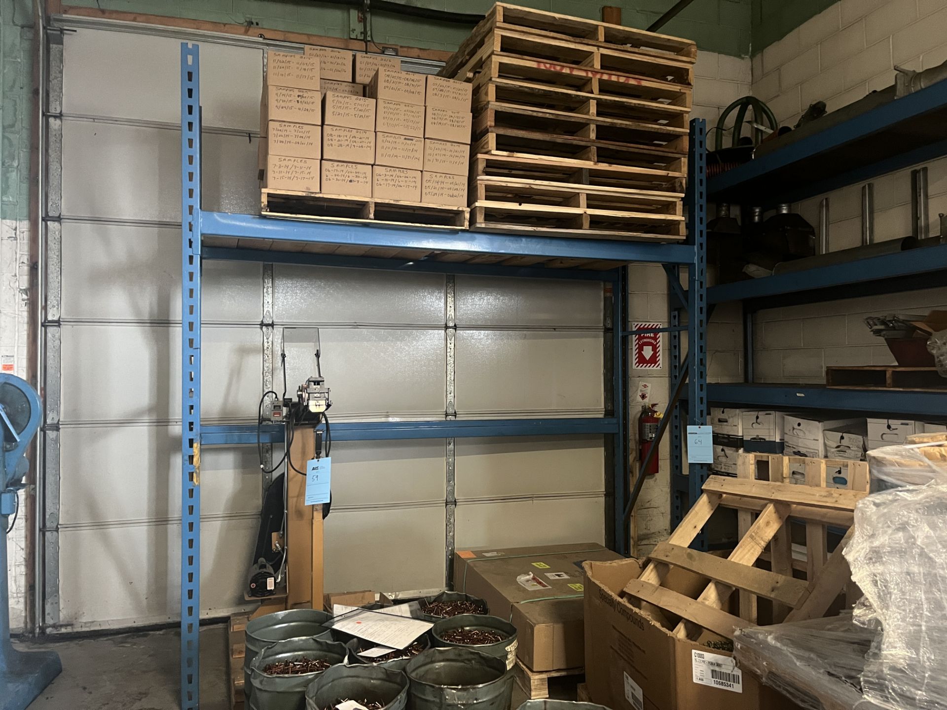 (2) Pallet Racking (No Contents) 9' H x 9.5' L x 3' W and 9' H x 7.75' L x 2.75' W - Image 2 of 3