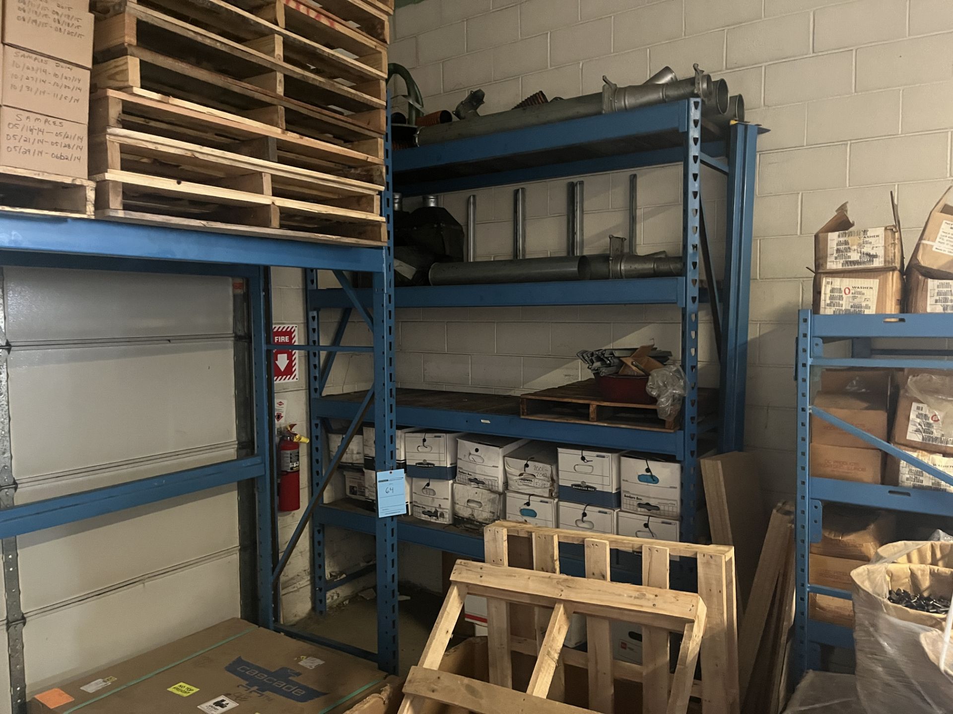 (2) Pallet Racking (No Contents) 9' H x 9.5' L x 3' W and 9' H x 7.75' L x 2.75' W - Image 3 of 3