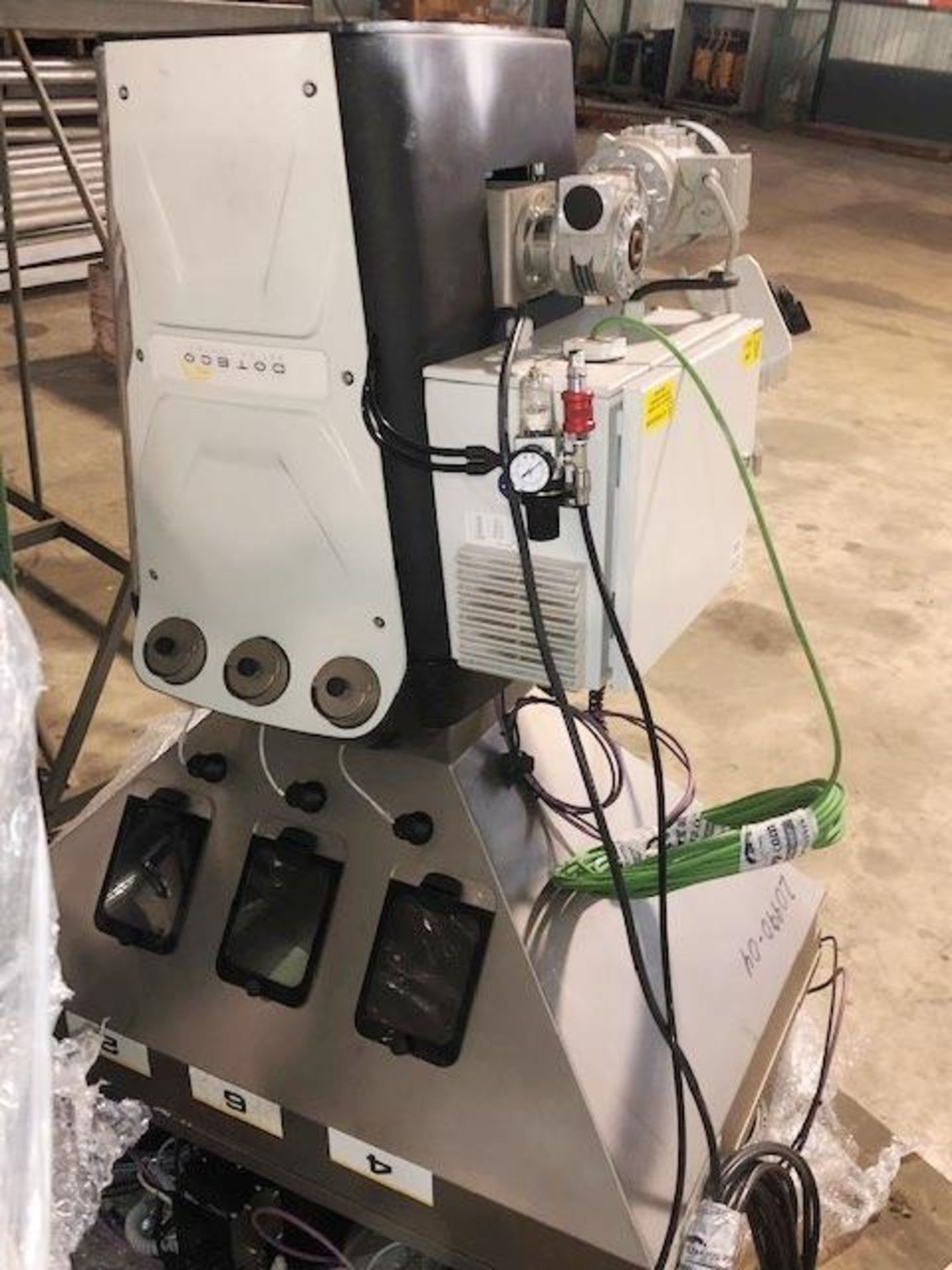 Used- Doteco 6-Component Gravimetric Blender, Model Grado, Type J60. Throughout rated at 137 kg/hr, - Image 5 of 11