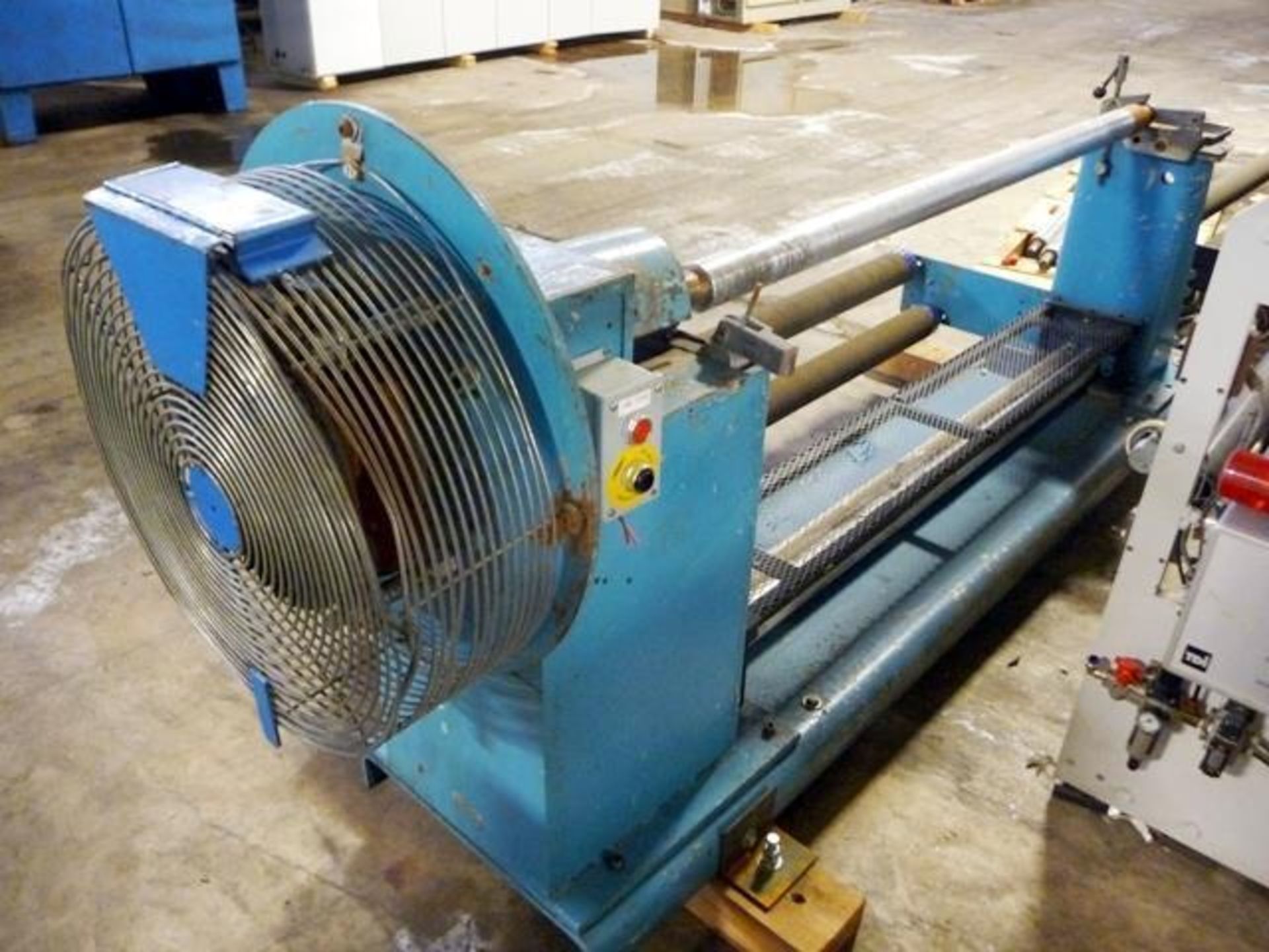 Used- Dusenbery 60" Slitter, Model 815 LR. Duplex design with 3" rewind shafts. 2 Motor design with - Image 22 of 23