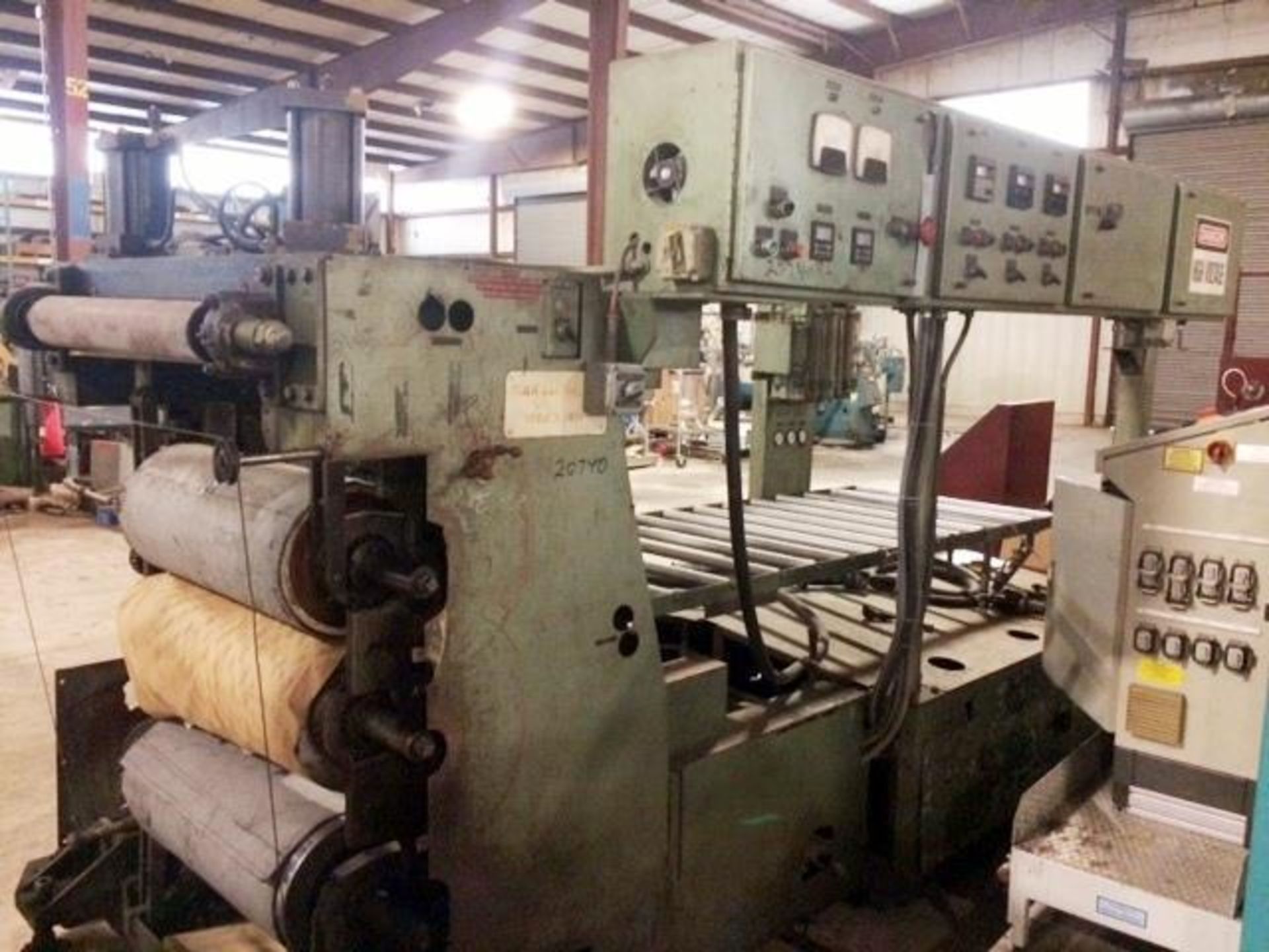 Used- Davis Standard 3- Roll Sheet Stack, 30" Wide, Model F8082, SO#98080. Includes 10' Long idler c - Image 12 of 19