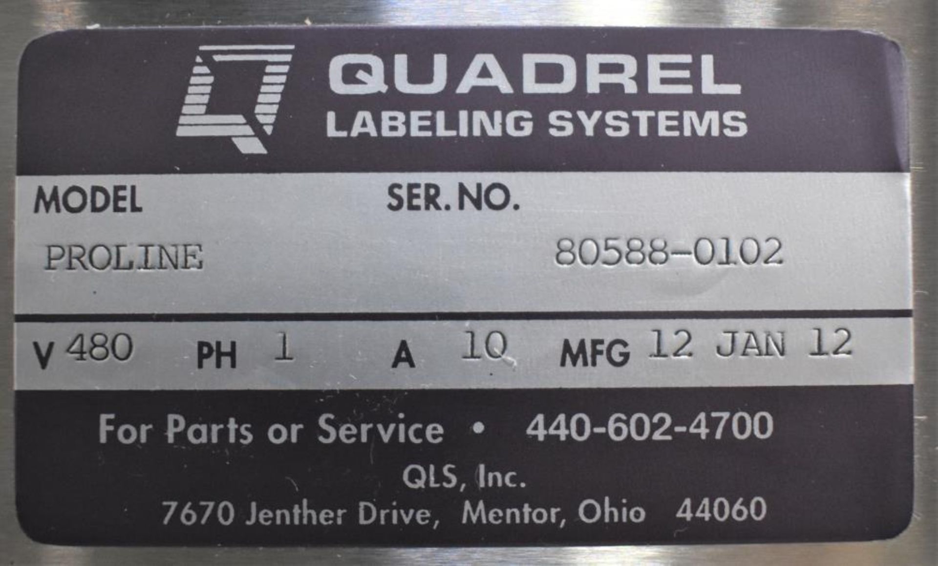 Used- Quadrel RFID Pressure Sensitive Labeler, Model Q60 EAS Proline. Approximate 50 to 60 labels pe - Image 46 of 46