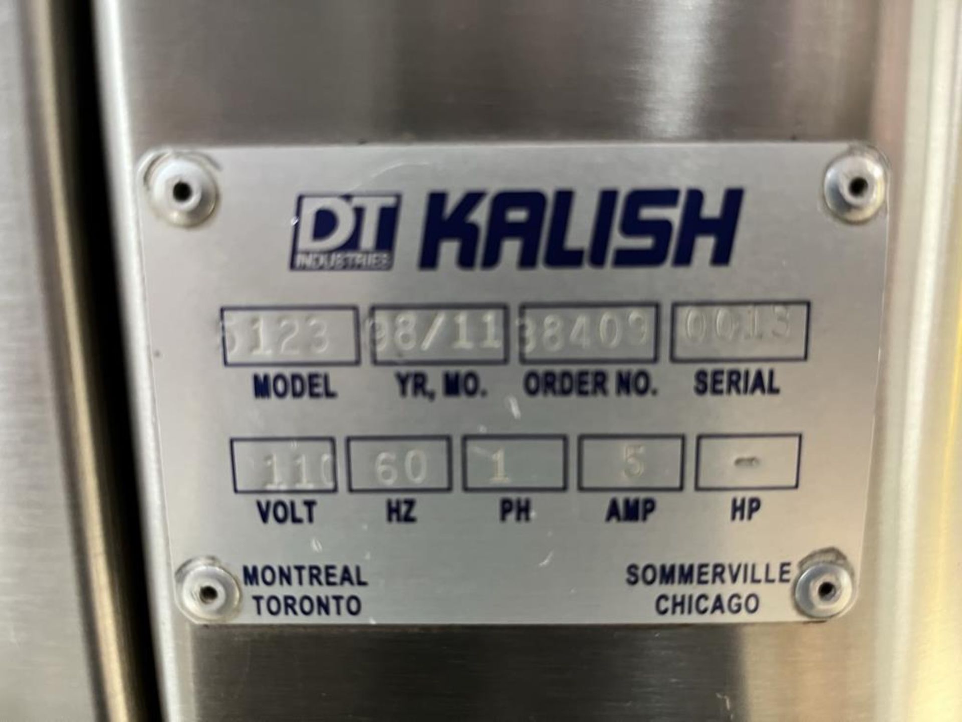 Used- DT Kalish (IMA) Single Head Chuck Capper, Model Starcap 5123. Machine is capable of speeds up - Image 11 of 11