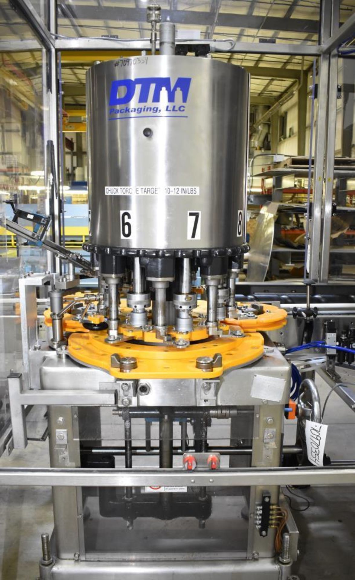 Used- DTM Purefill 2000 Liquid Filling Line with Garvey Feed Table. Pneumatic Scale Model PSC8 plugg - Image 56 of 88