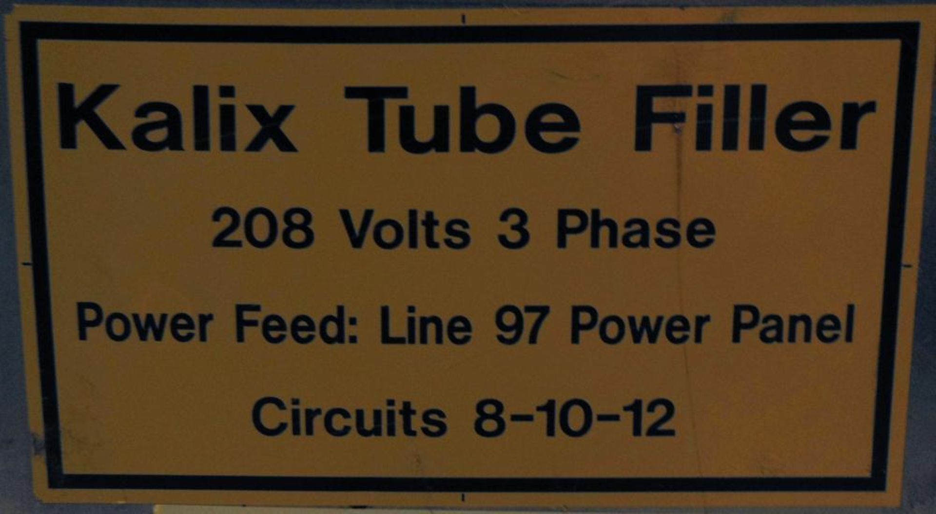 Used- Kalix Model KX100 Plastic Tube Filler. Capable of speeds up to 80-100 tubes per minute. Tube s - Image 17 of 22