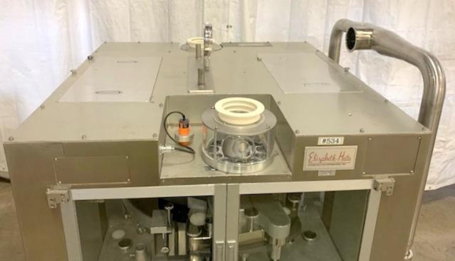 Used- Elizabeth Hata Tablet Rotary Press, Model HT-AP55-DU. (55) Filling Stations, approximate 1-1/4 - Image 6 of 57