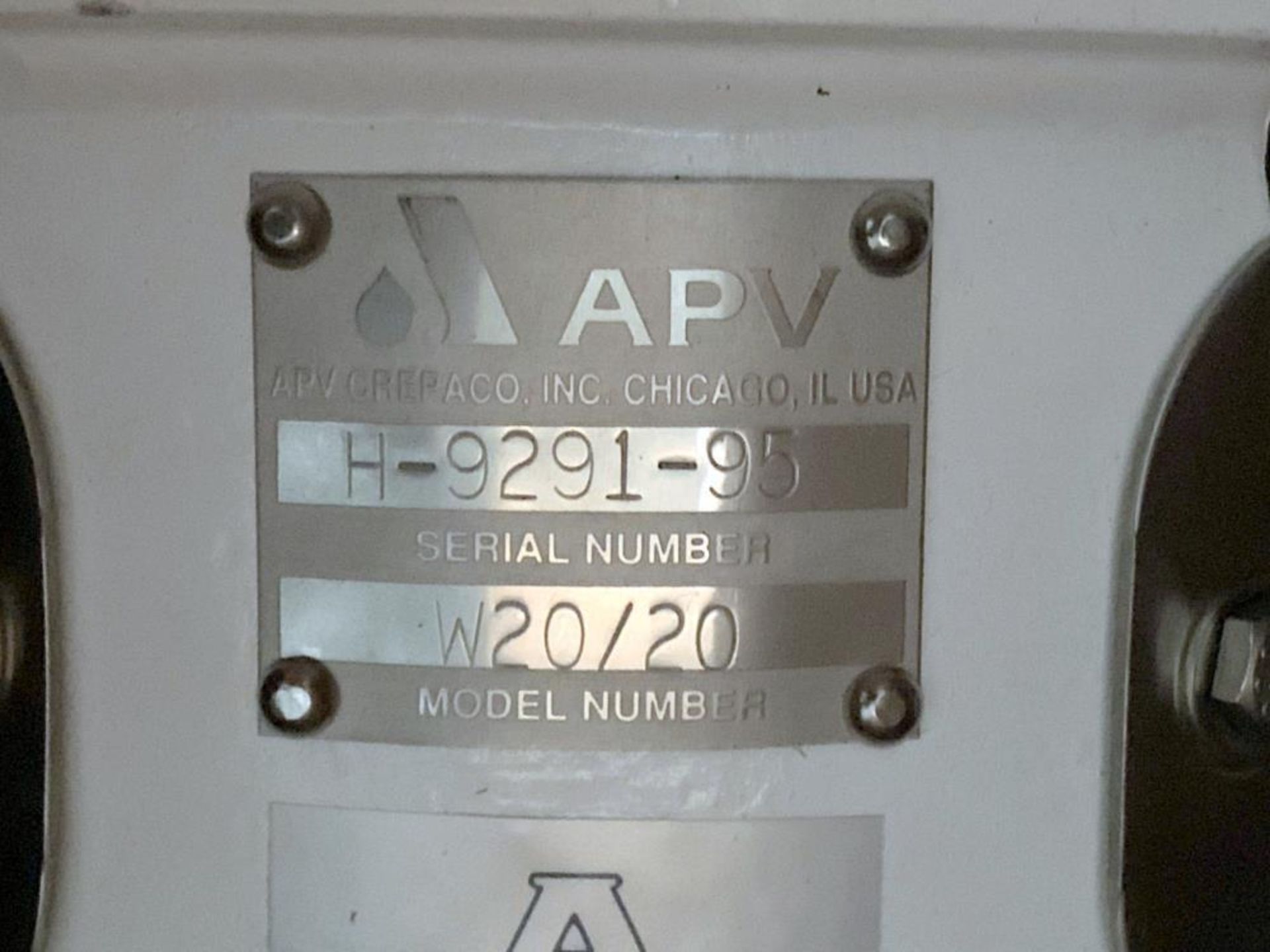Unused- APV Crepaco Centrifugal Pump, Stainless Steel, Model W20/20. Approximate 105 gallons per min - Image 5 of 6