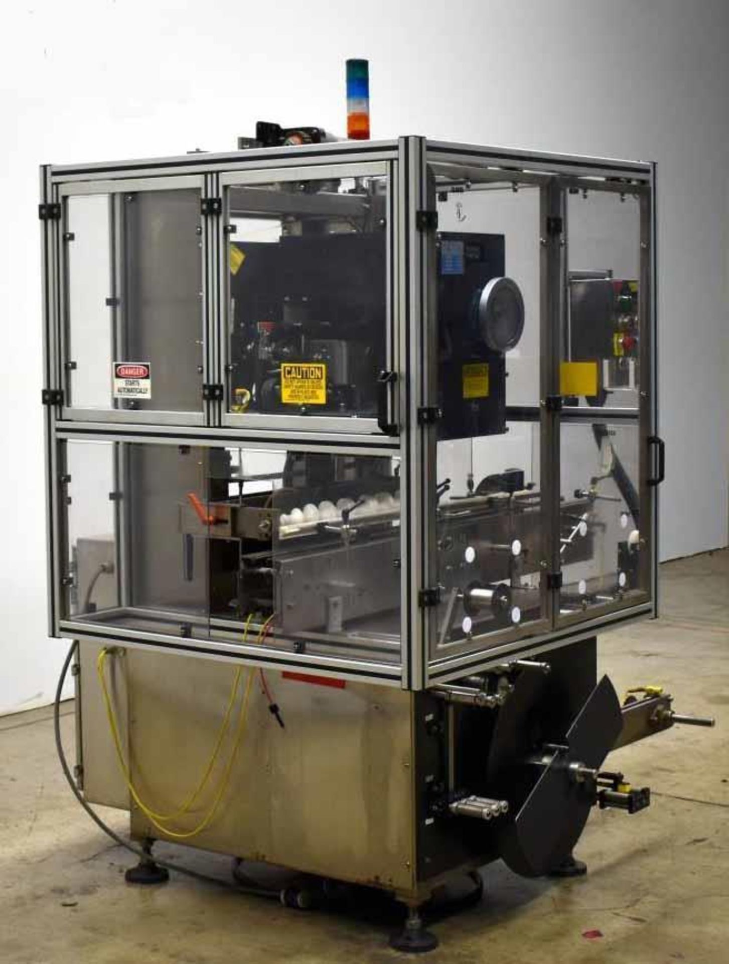 Used- PDC Model 75-M2 High Speed Tamper Evident Neck Bander. Capable of speeds up to 300 containers - Image 5 of 13
