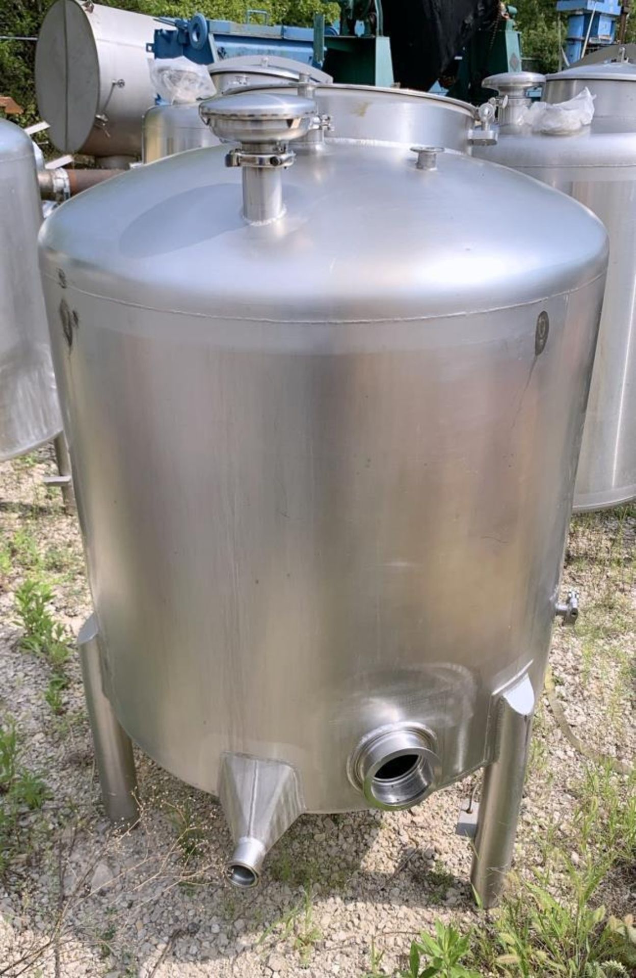 Used- Walker 135 Gallon Stainless Steel Tank, Model SB-V-52, 304 Stainless Steel, Vertical. Approxim - Image 5 of 26