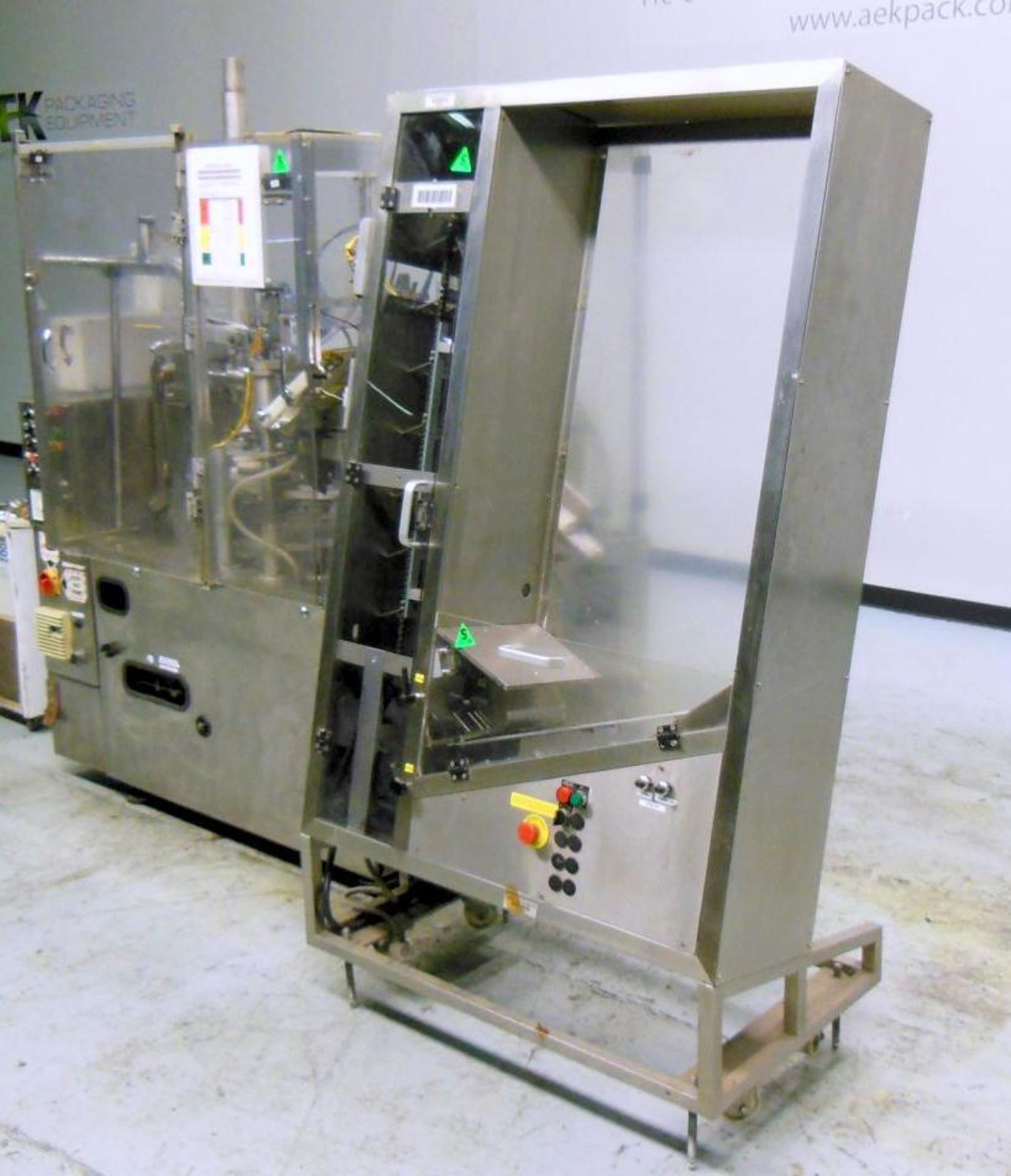 Used- Kalix Model KX100 Plastic Tube Filler. Capable of speeds up to 80-100 tubes per minute. Tube s - Image 2 of 22