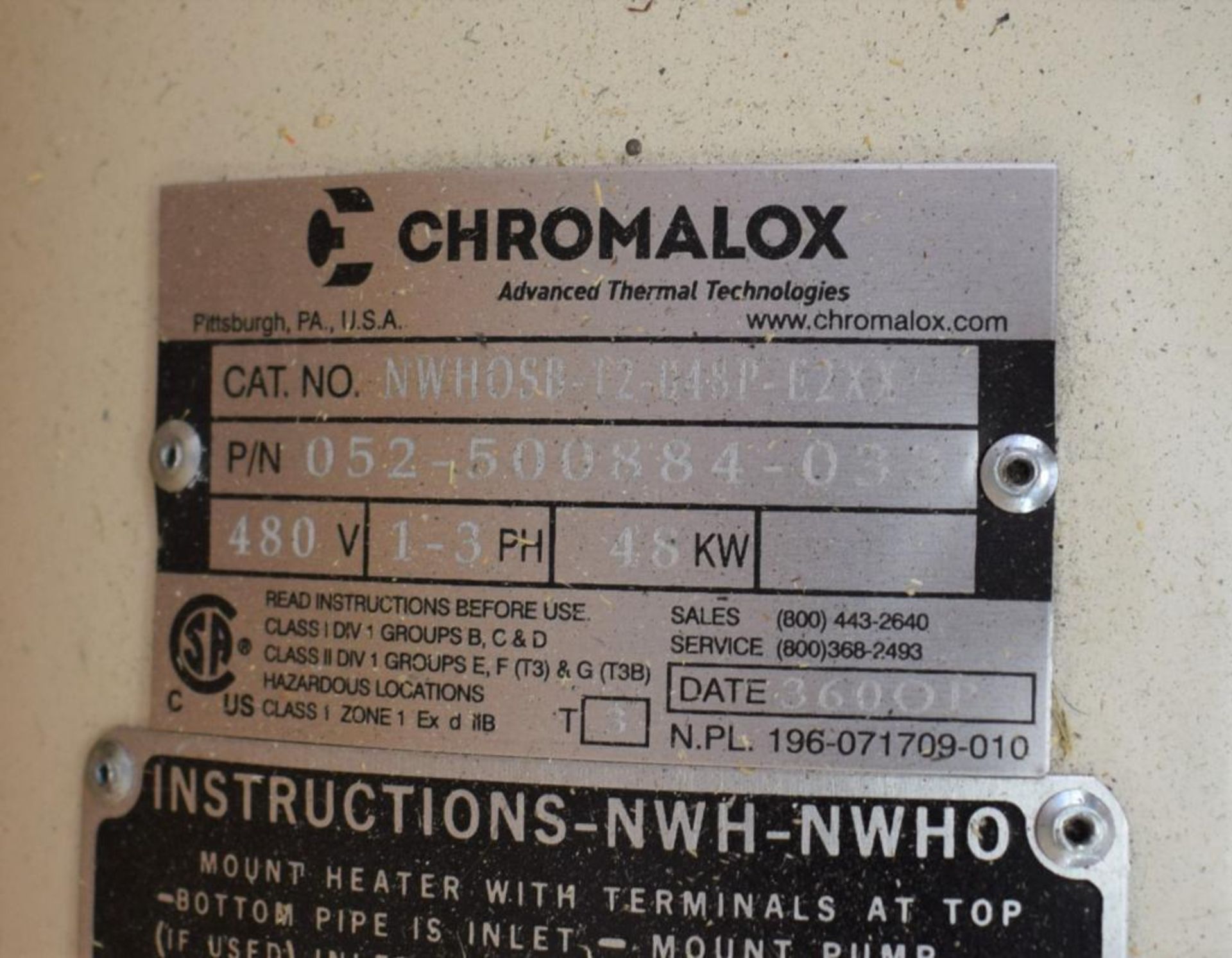 UNUSED Chromalox Circulation Heater - Image 5 of 12