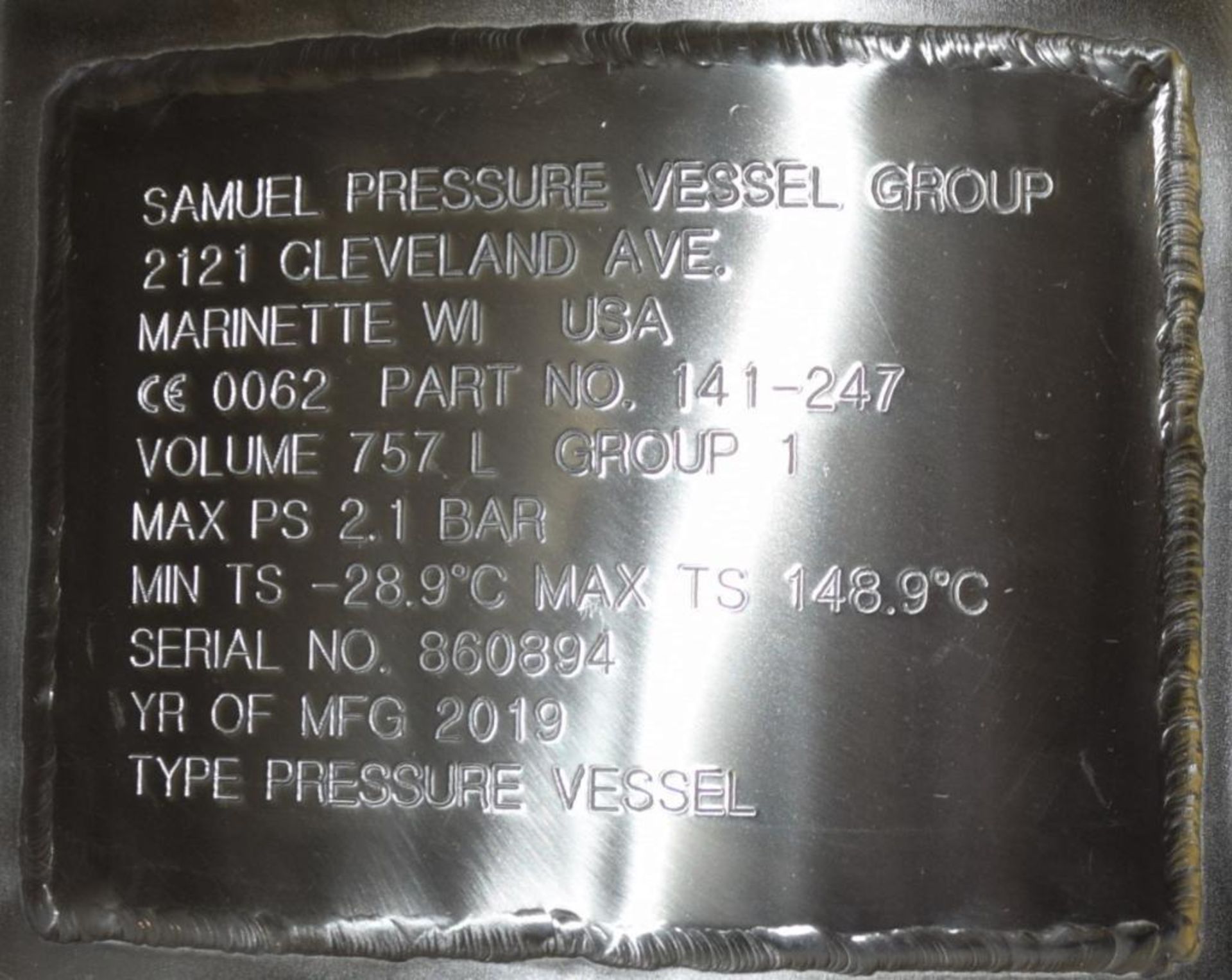 UNUSED Samuel Pressure Vessel Group Bolt Together Distillation Column - Image 8 of 9