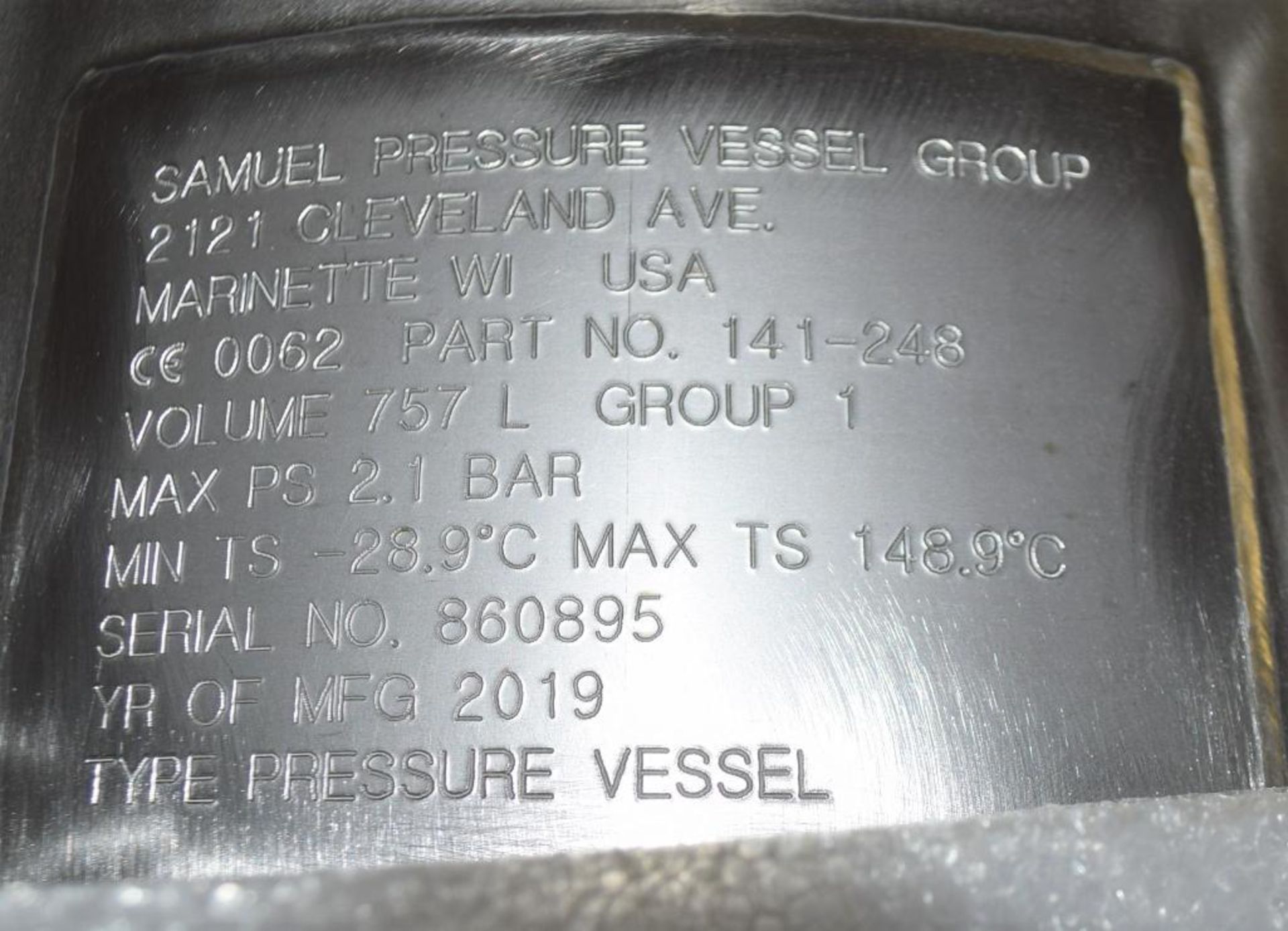 UNUSED Samuel Pressure Vessel Group Bolt Together Distillation Column - Image 8 of 9