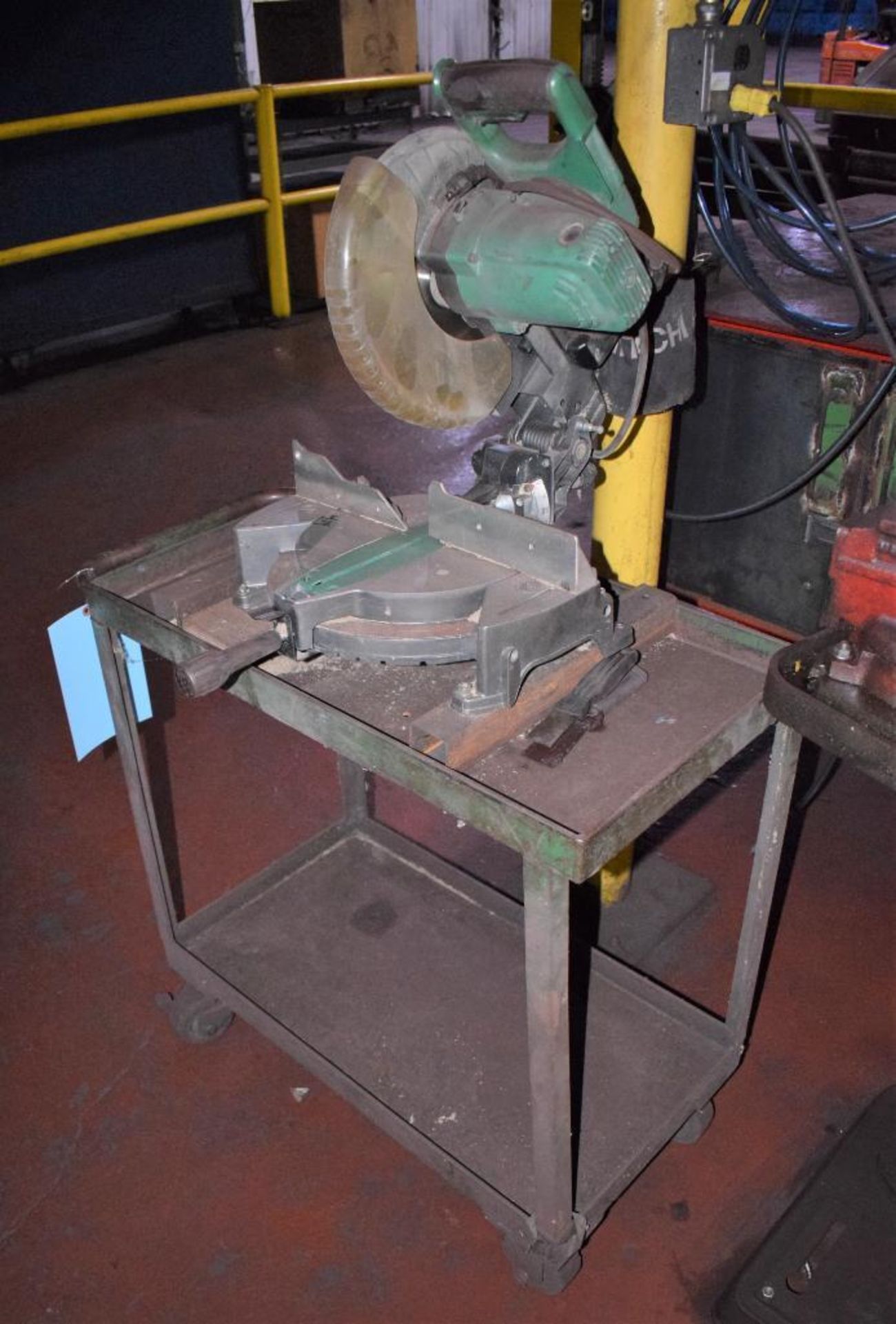 Lot Consisting Of: (1) Jet 15" floor drill press, model J-2500, serial# 12100510, (1) Hitachi C10FCE - Image 5 of 15