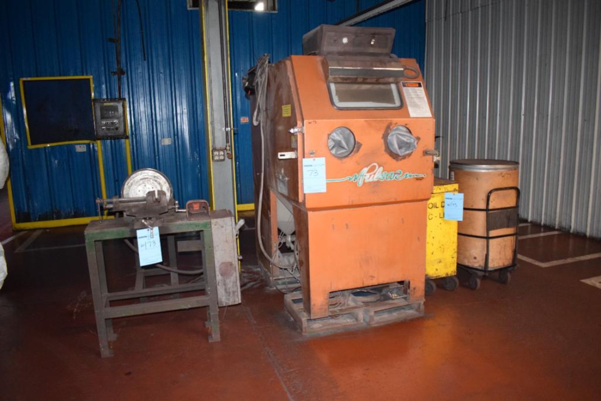 Lot Consisting Of: (1) Clemco Sandblast cabinet, model Pulsar III 1PH, serial# 47346 with dust colle