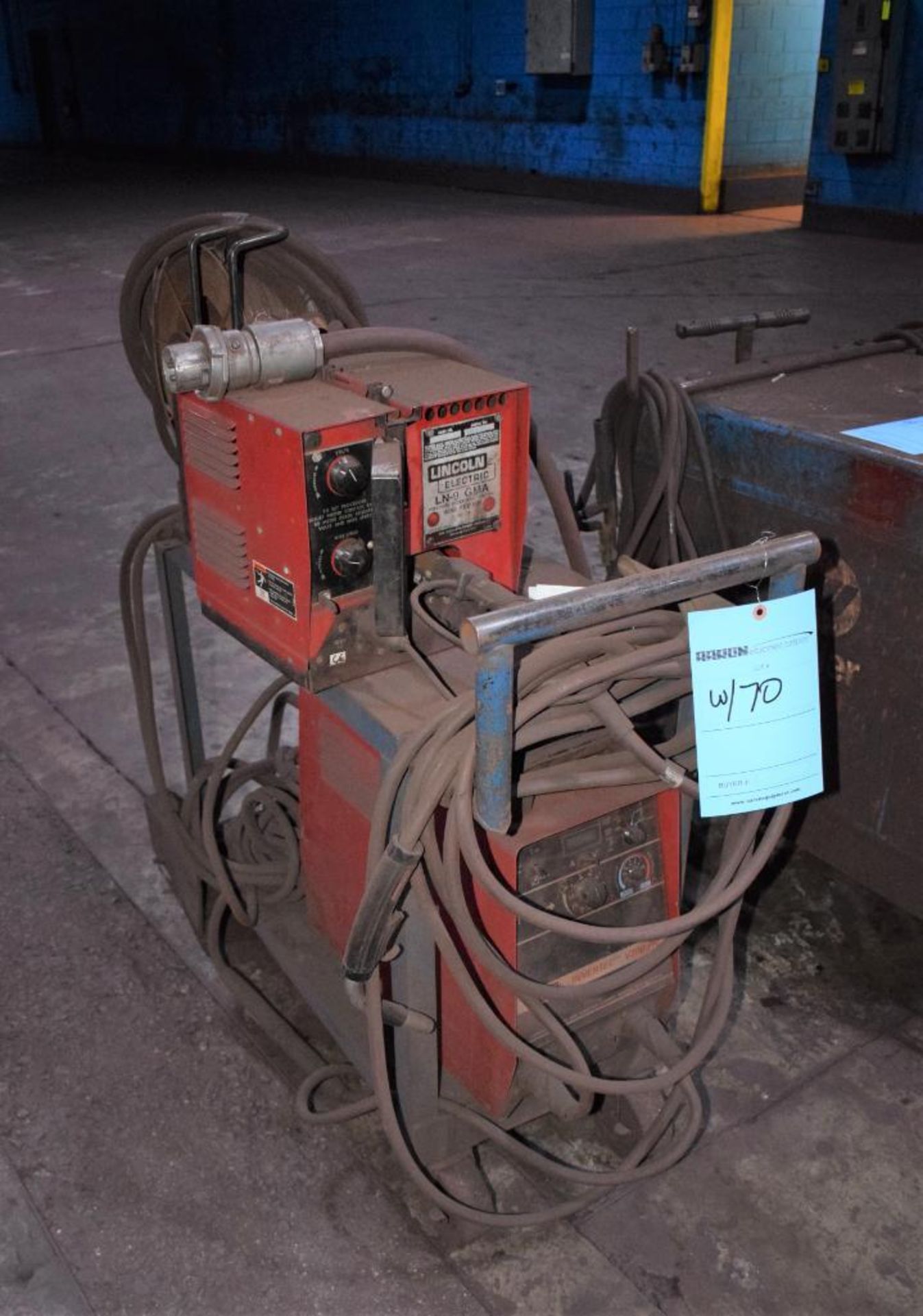 Lot Consisting Of: (1) Miller Dialarc HF constant current AC/DC arc welding power source, (1) Miller - Image 10 of 17