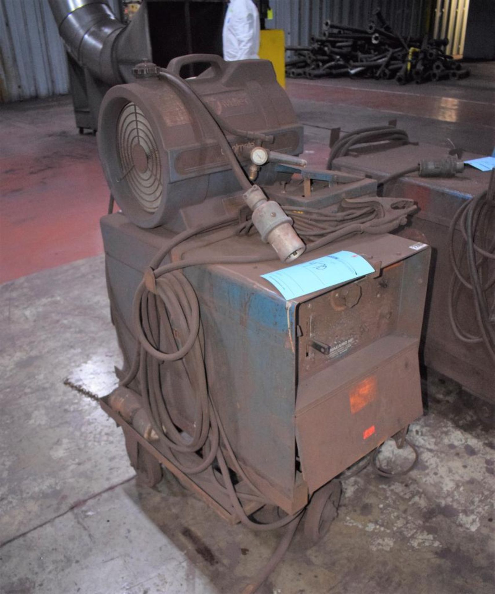 Lot Consisting Of: (1) Miller Dialarc HF constant current AC/DC arc welding power source, (1) Miller - Image 3 of 17