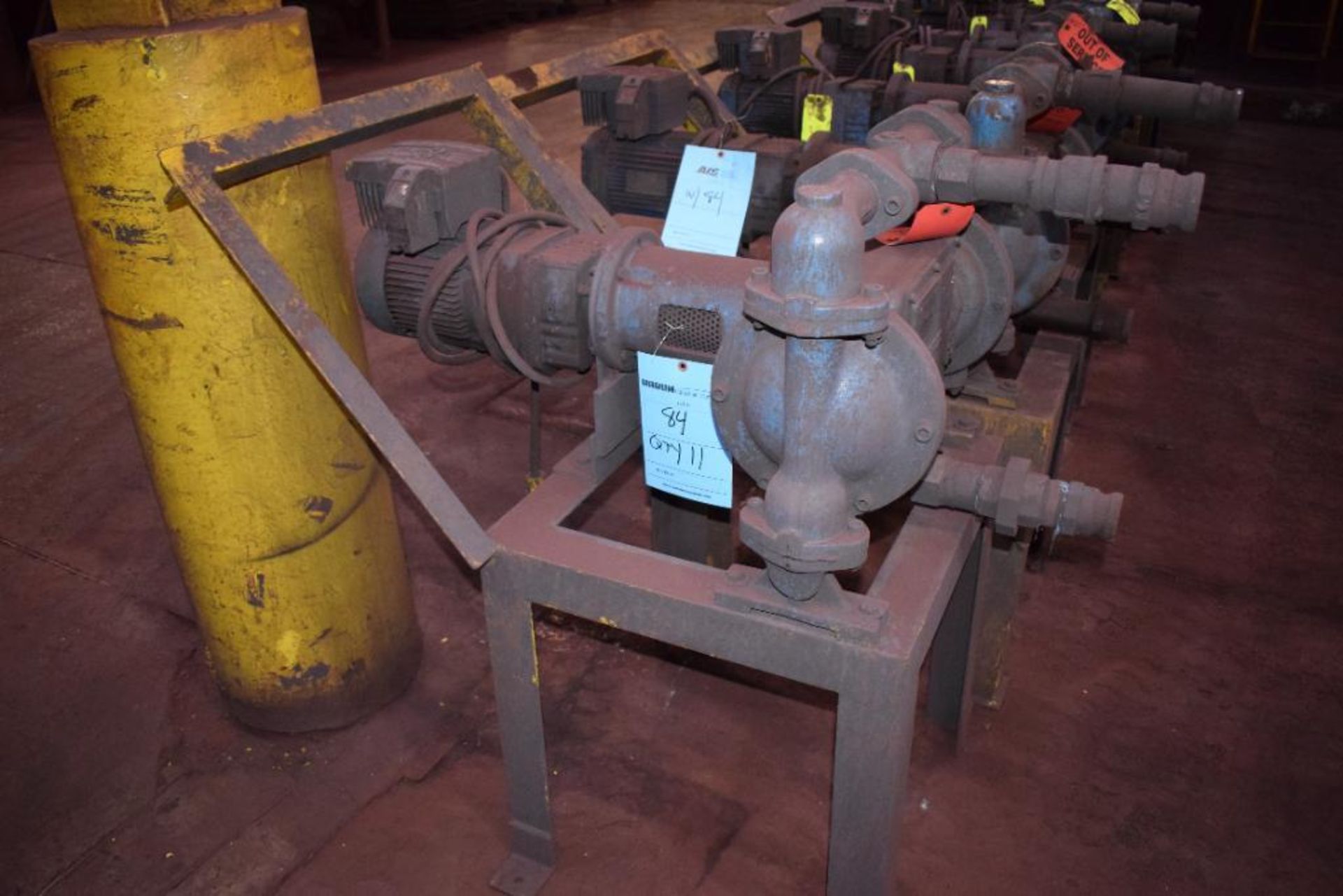Lot Consisting Of: (11) Abel EM Series Electric Diaphragm Pumps With Stands. - Image 3 of 17