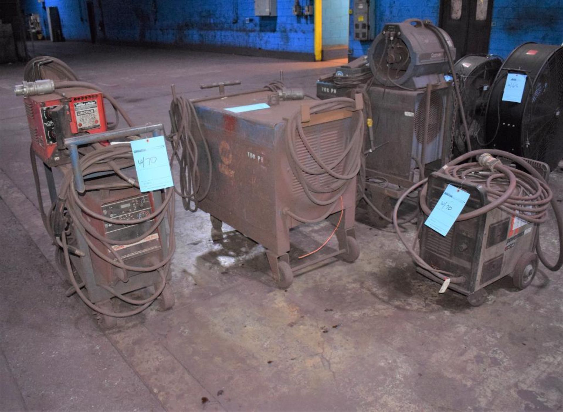 Lot Consisting Of: (1) Miller Dialarc HF constant current AC/DC arc welding power source, (1) Miller