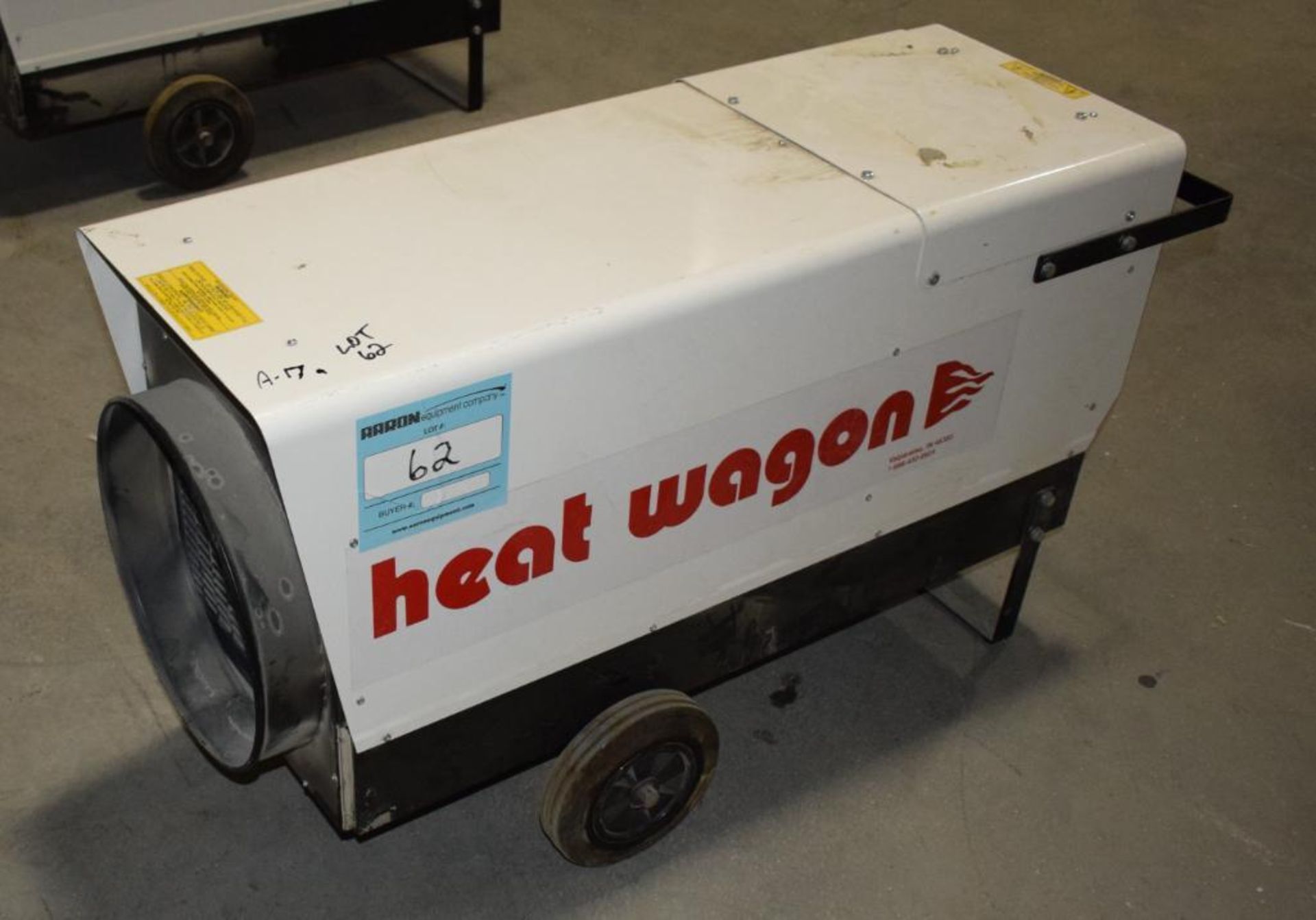 Heatwagon 60E Movable Air Heater, Model P6000, Serial# 406019-0664.