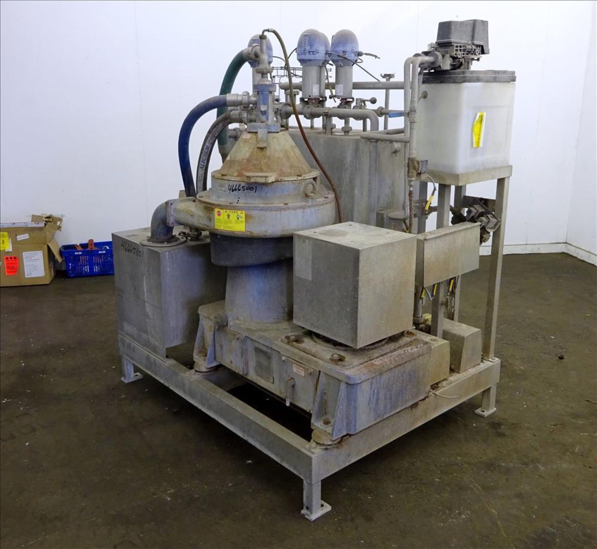 Used- Alfa Laval WSPX-307-71G Desludger Disc Centrifuge. 316 Stainless steel (bowl assembly with alu - Image 6 of 23