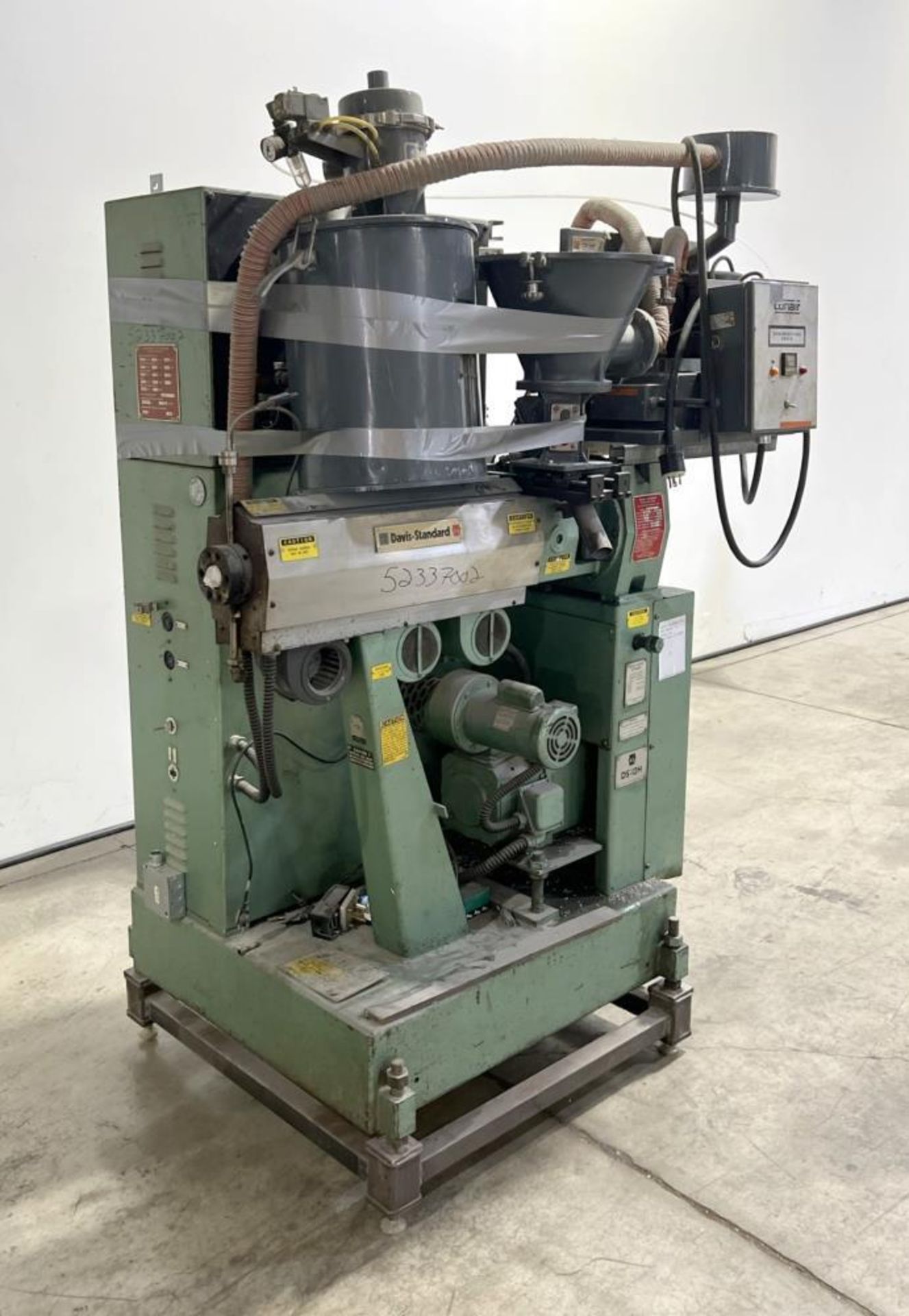 Used- Davis Standard 1-1/4" Single Screw Extruder, Model DS-12H. Approximate 24 to 1 L/D Ratio. Sing - Image 3 of 22