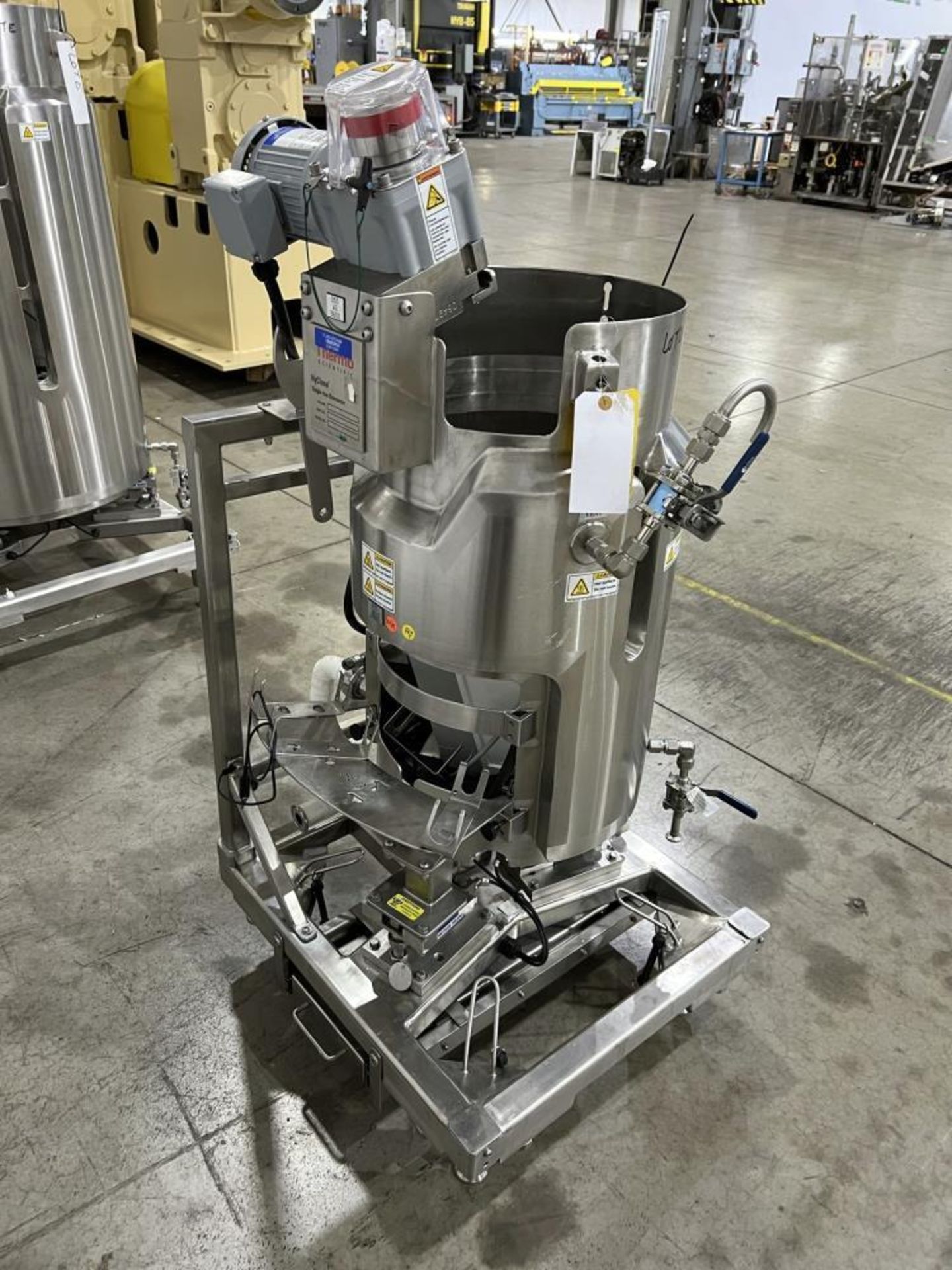 Used- Thermo Scientific Single Use Bioreactor, Model HyClone, 50 liter capacity, Stainless Steel. Op - Image 3 of 11