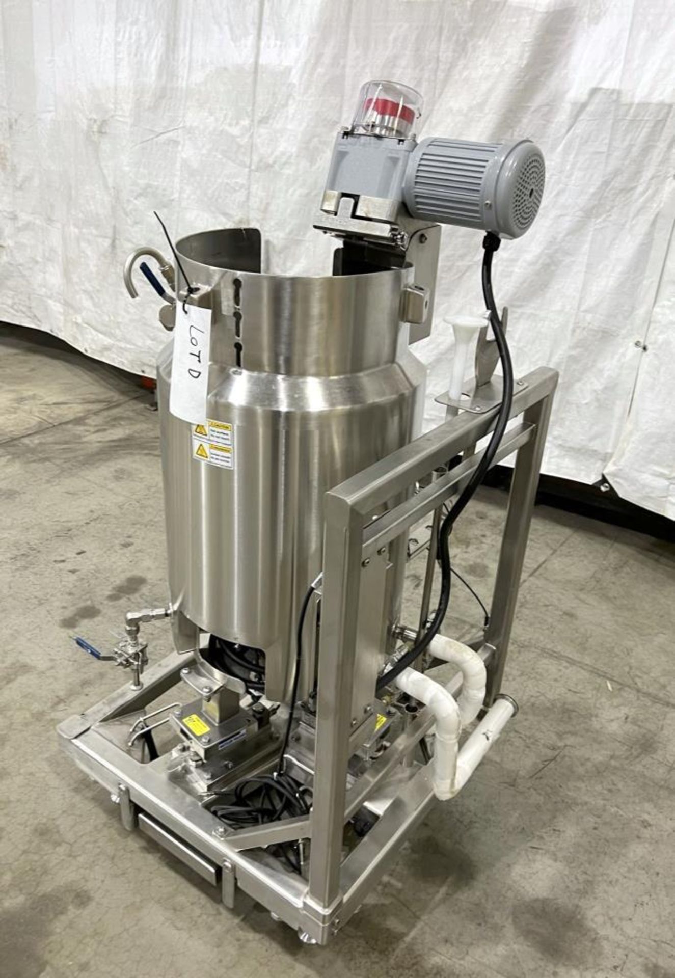 Used- Thermo Scientific Single Use Bioreactor, Model HyClone, 50 liter capacity, Stainless Steel. Op