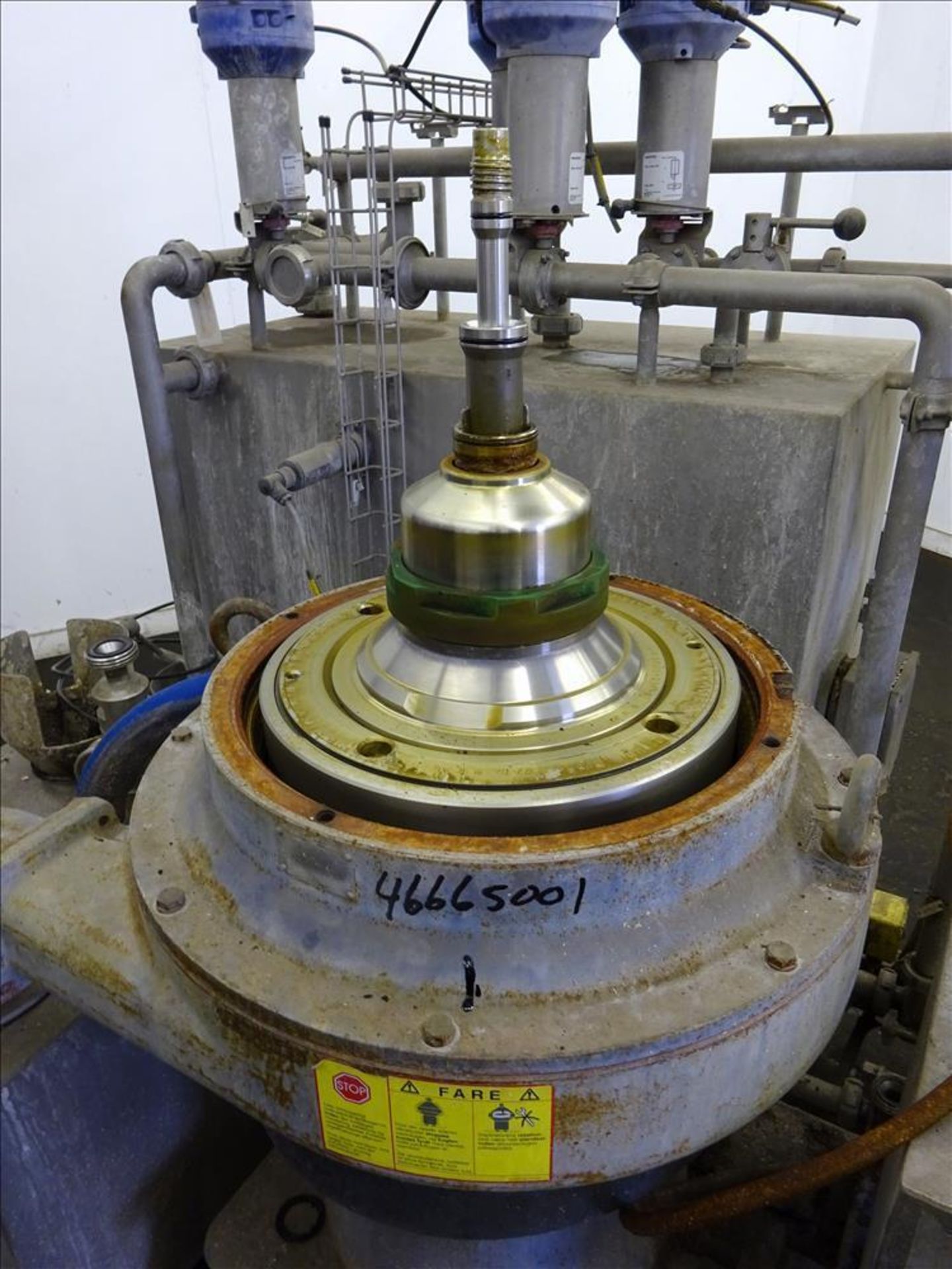 Used- Alfa Laval WSPX-307-71G Desludger Disc Centrifuge. 316 Stainless steel (bowl assembly with alu - Image 8 of 23