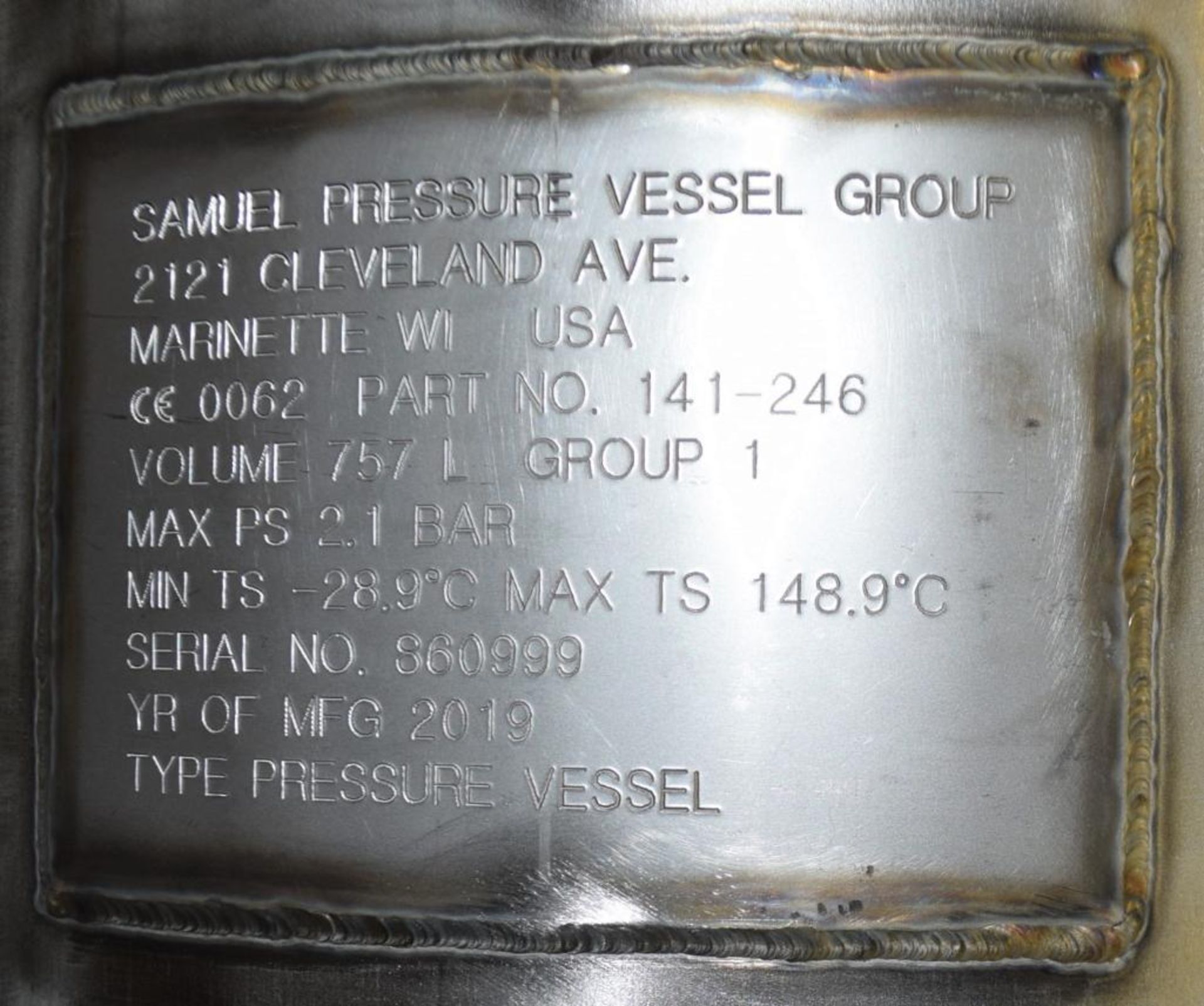 UNUSED Samuel Pressure Vessel Group Bolt Together Distillation Column - Image 8 of 9