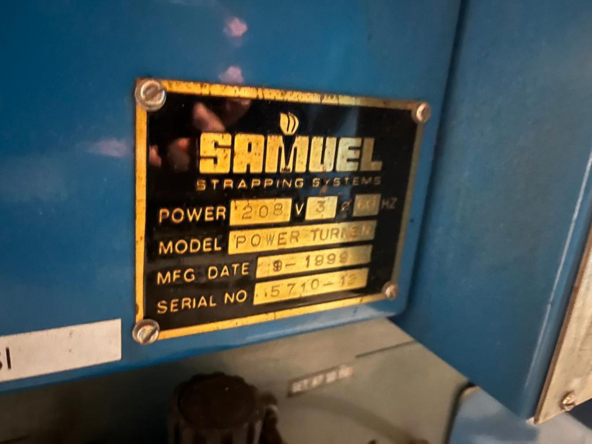Samuel Strapping Systems Power Turner, S/N 5710-18 (1999) - Image 3 of 3