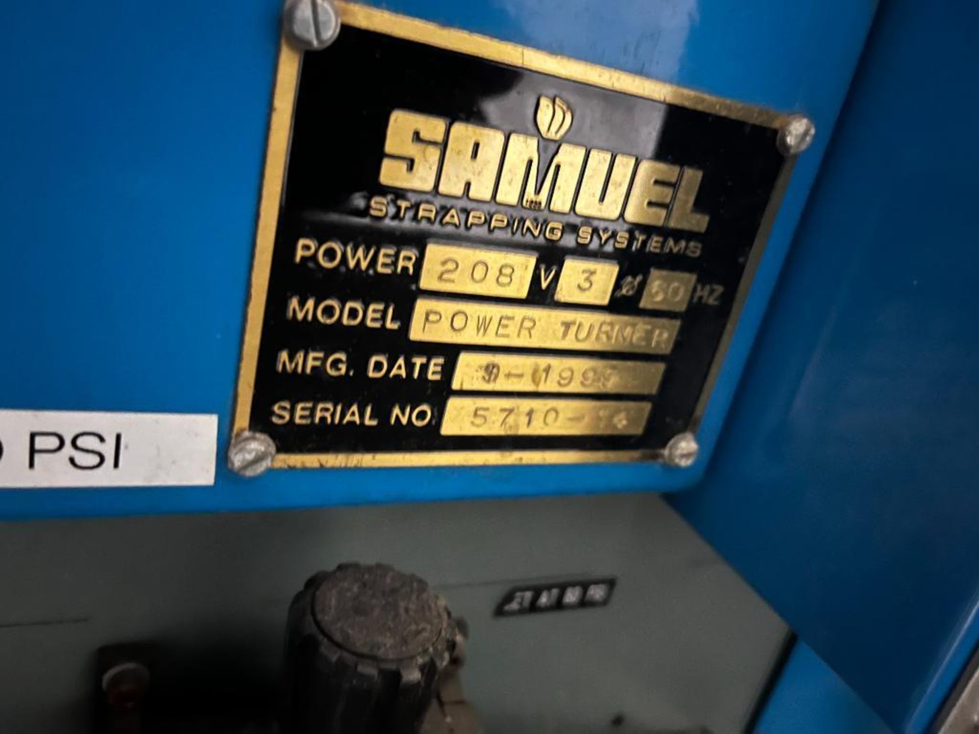 Samuel Strapping Systems Power Turner, S/N 5710-14 (1999) - Image 4 of 4